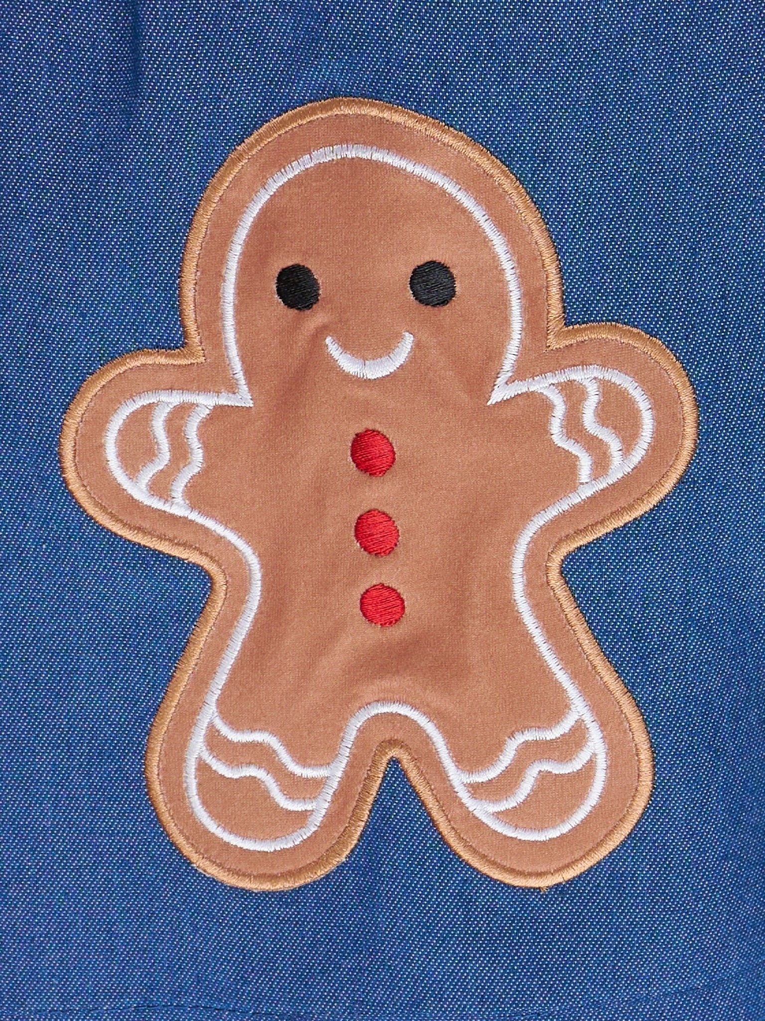 Chambray Gingerbread Bell Bottom Outfit - Marie Nicole Clothing