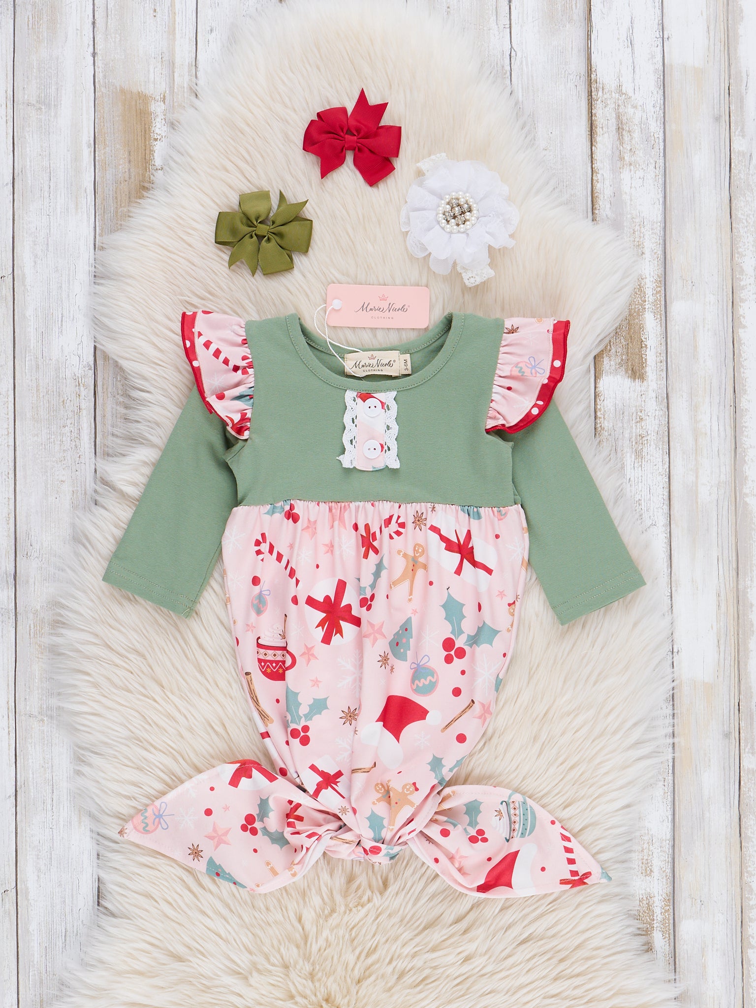 Olive Jolly Time Knot Gown - Marie Nicole Clothing