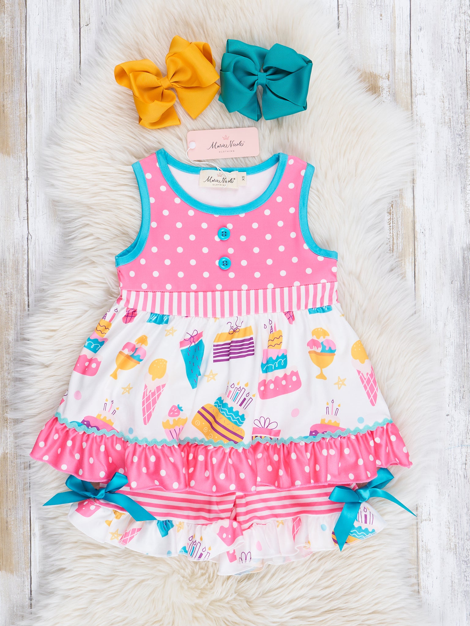 Pink Party Treats Outfit - Marie Nicole Clothing