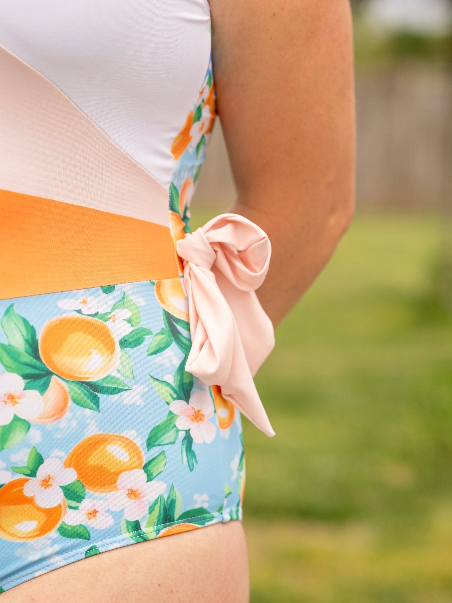 Orchard Breeze Floral Ruffle Swimsuit - Mom - Marie Nicole Clothing