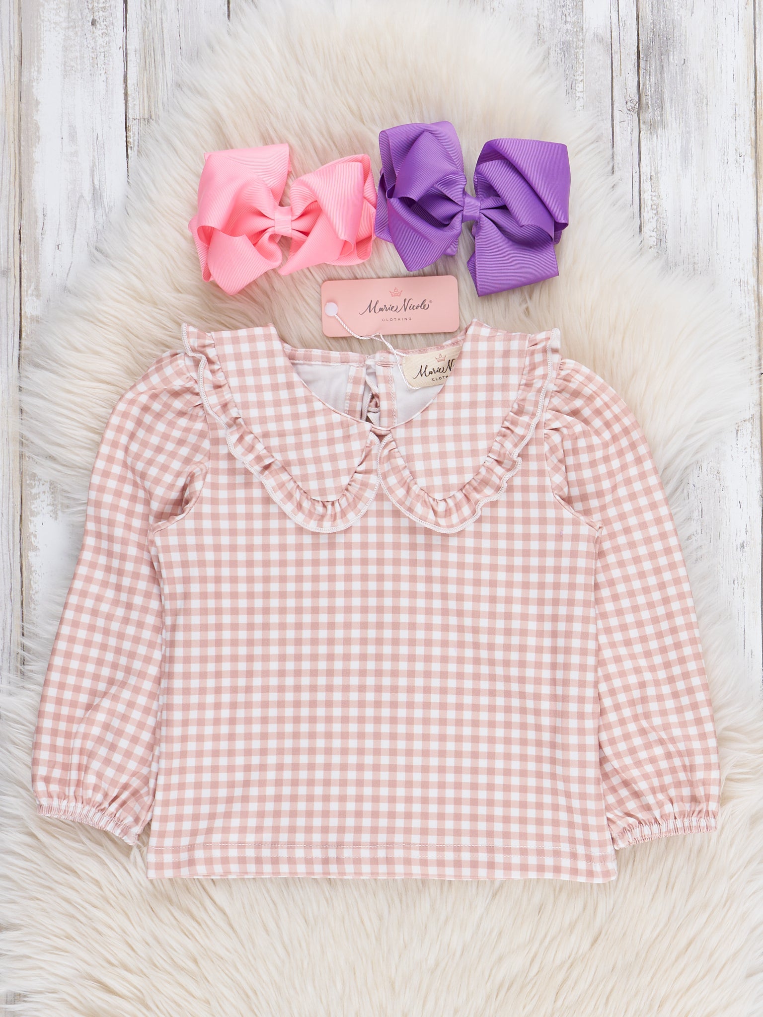 Purple Donuts Ruffle Skirtall Set - Marie Nicole Clothing