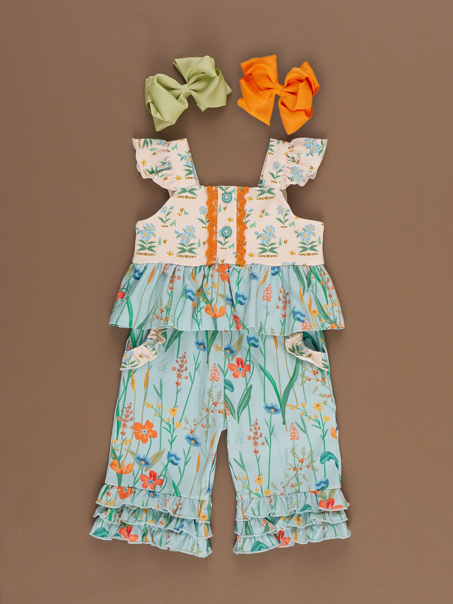 Into the Meadows Ruffle Outfit - Marie Nicole Clothing