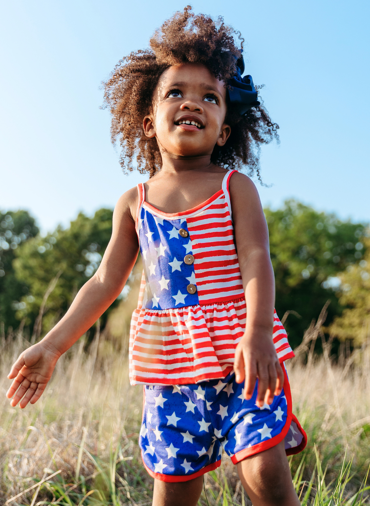 American Flag Peplum Outfit - Marie Nicole Clothing