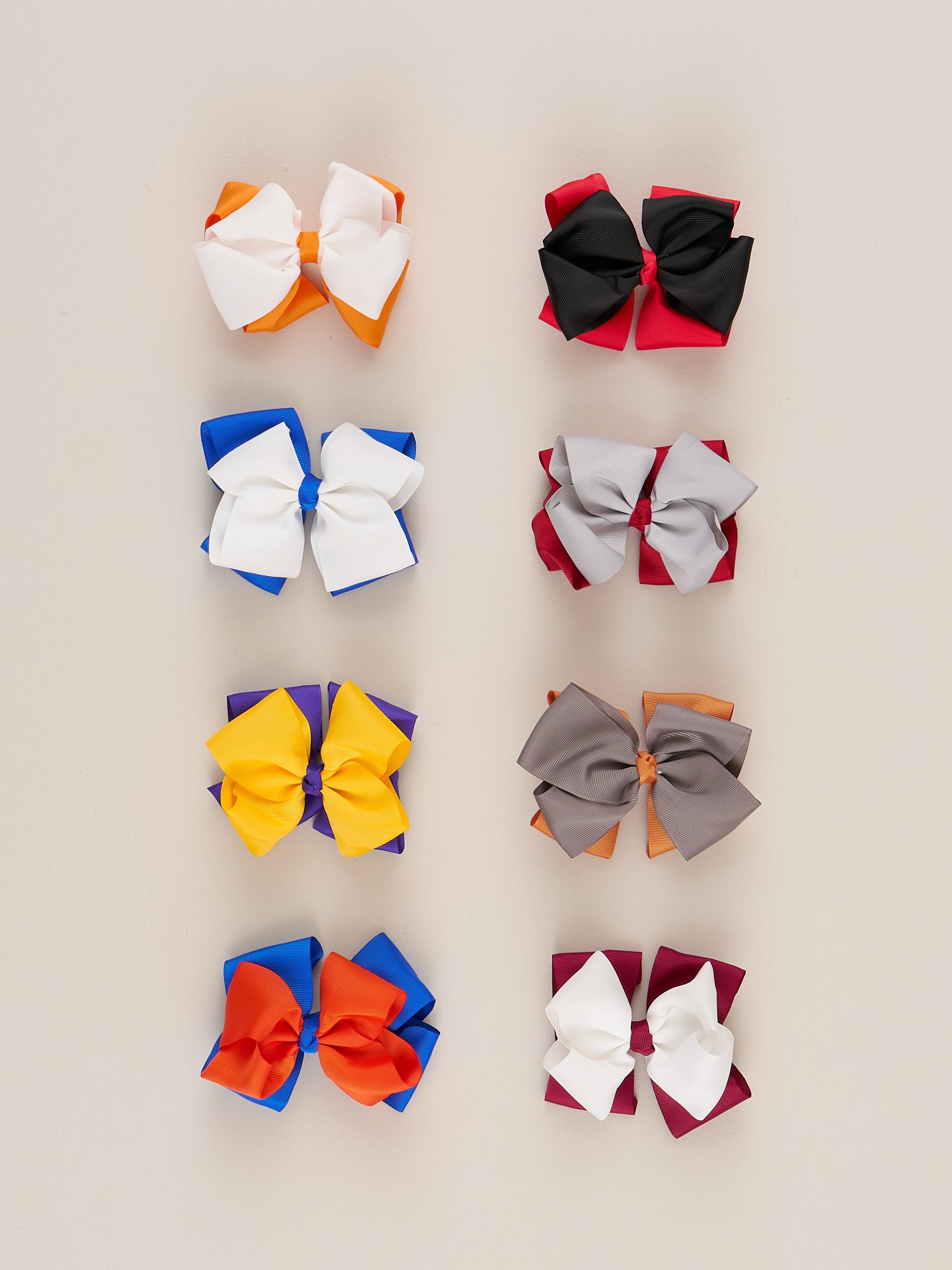 Collegiate Team Bow - 5 Inch - Marie Nicole Clothing