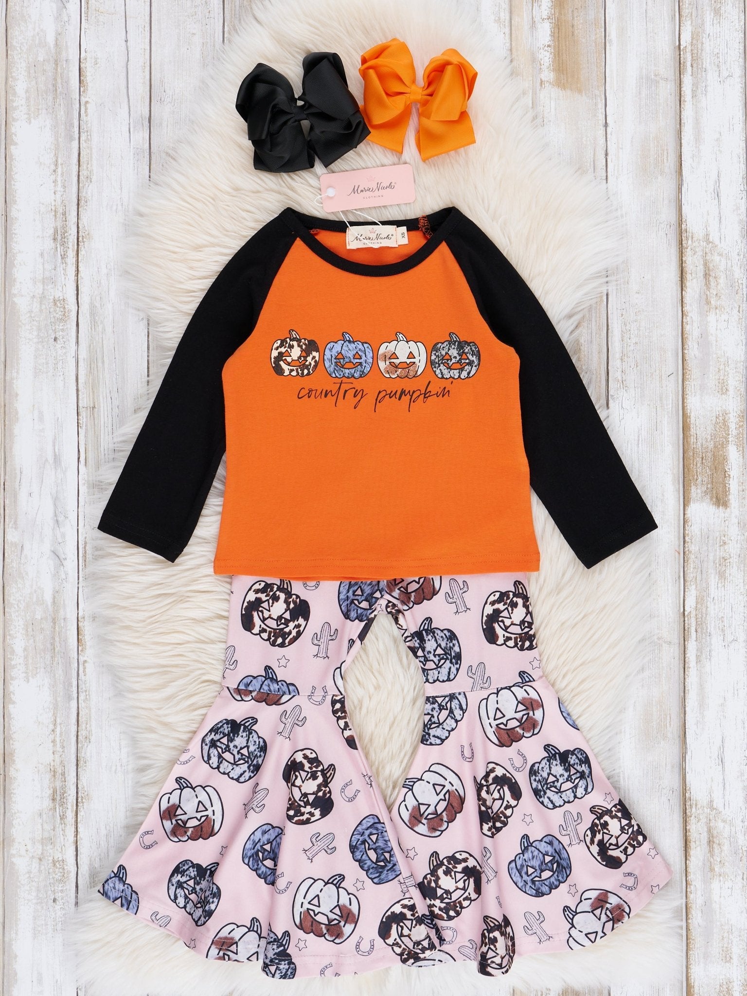 "Country Pumpkin" Bell Bottoms Outfit - Marie Nicole Clothing