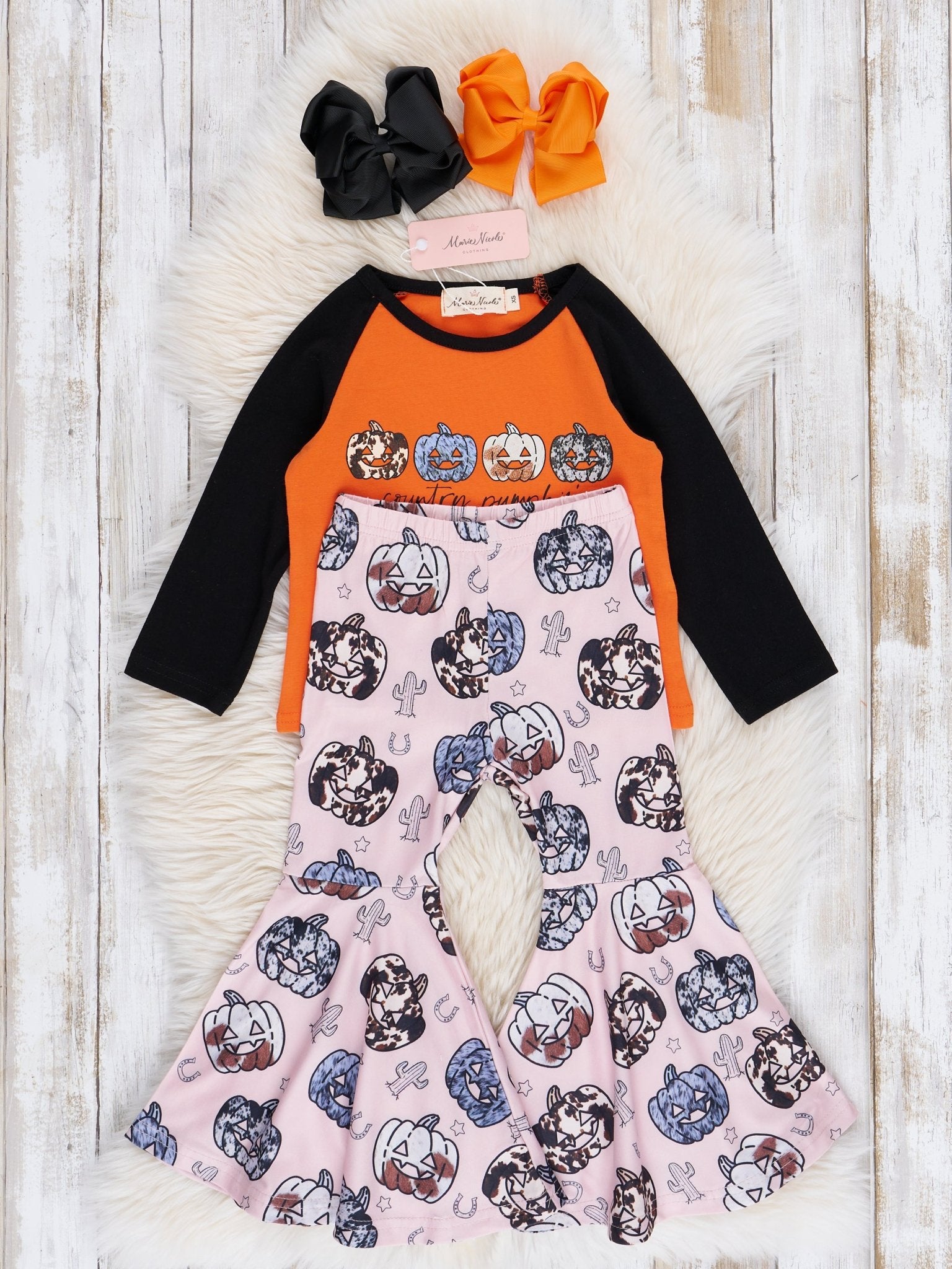 "Country Pumpkin" Bell Bottoms Outfit - Marie Nicole Clothing