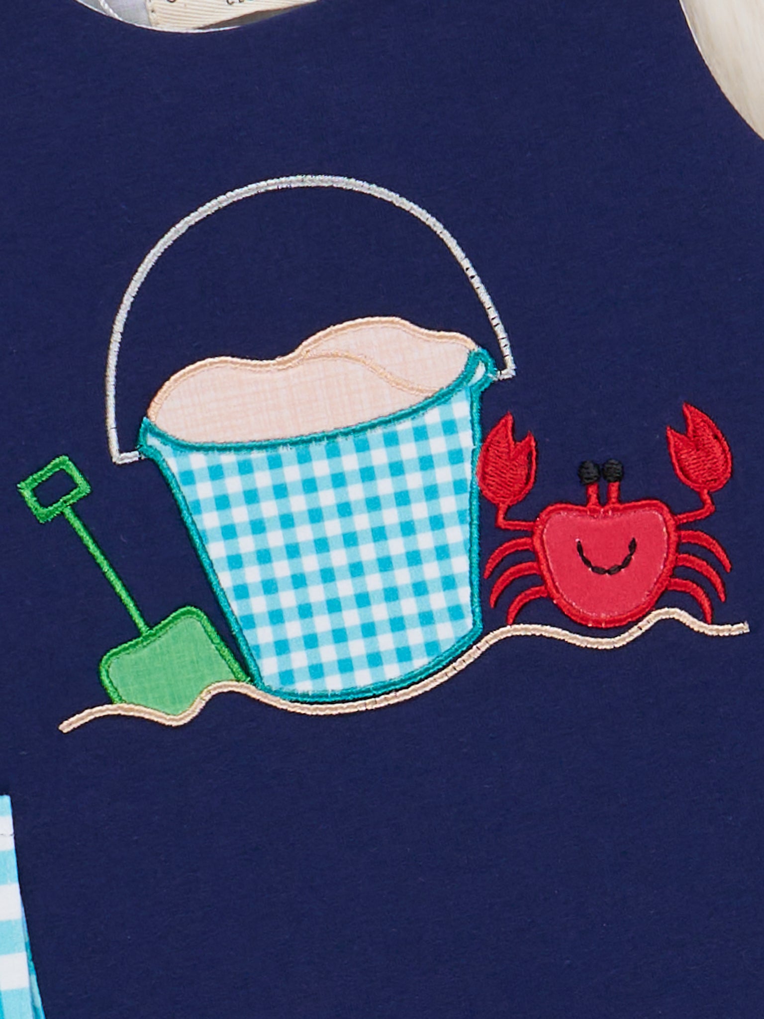 Gingham Little Beach Boy Johnny - Marie Nicole Clothing