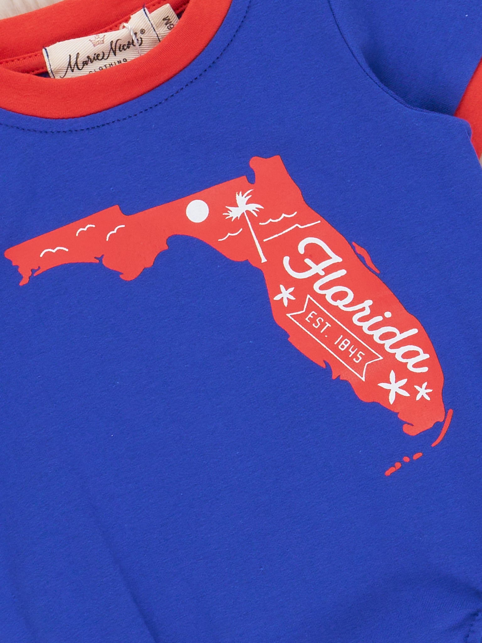 State of Florida Graphic Bubble Romper - Marie Nicole Clothing