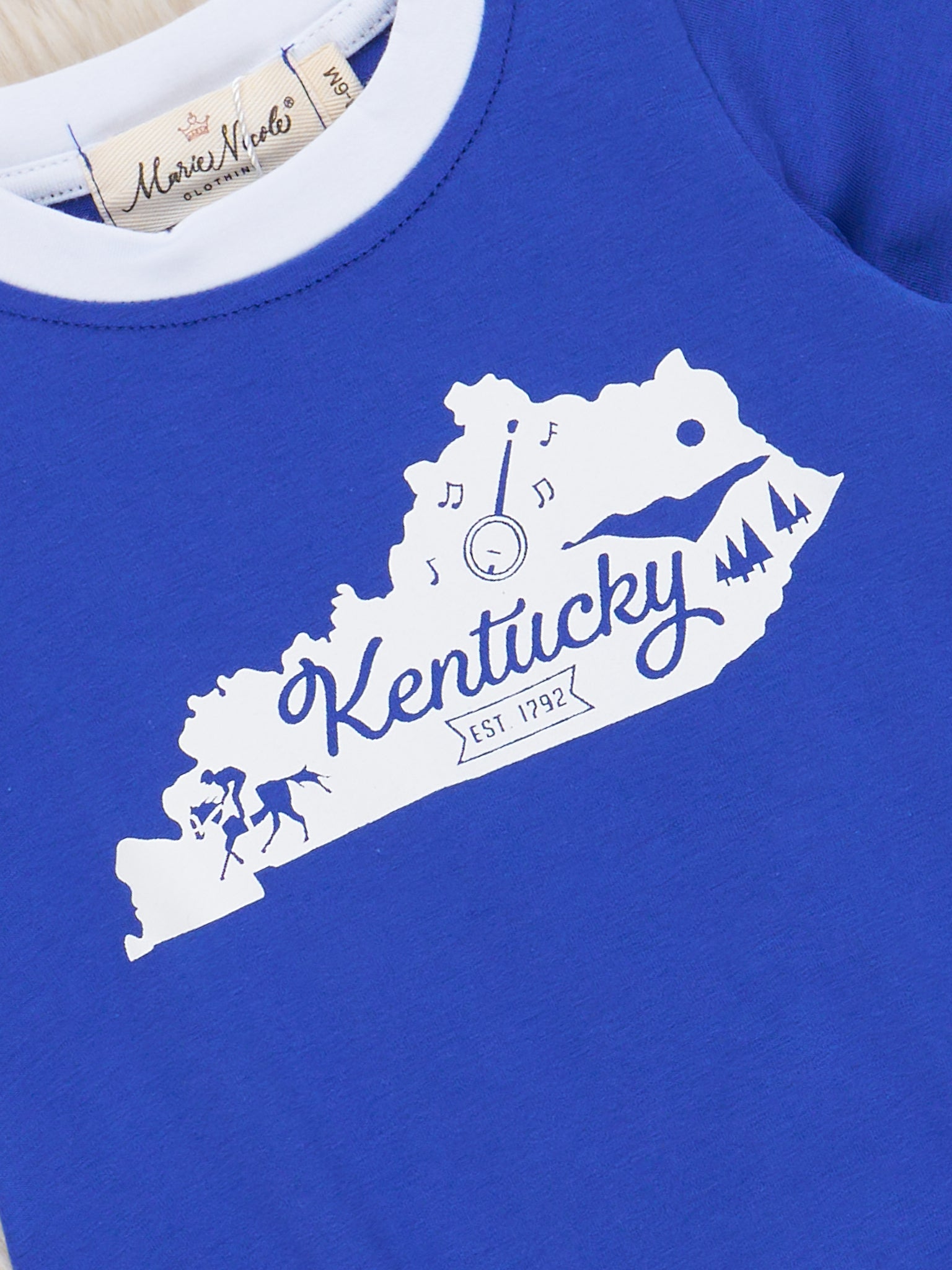 State of Kentucky Graphic Bubble Romper - Marie Nicole Clothing