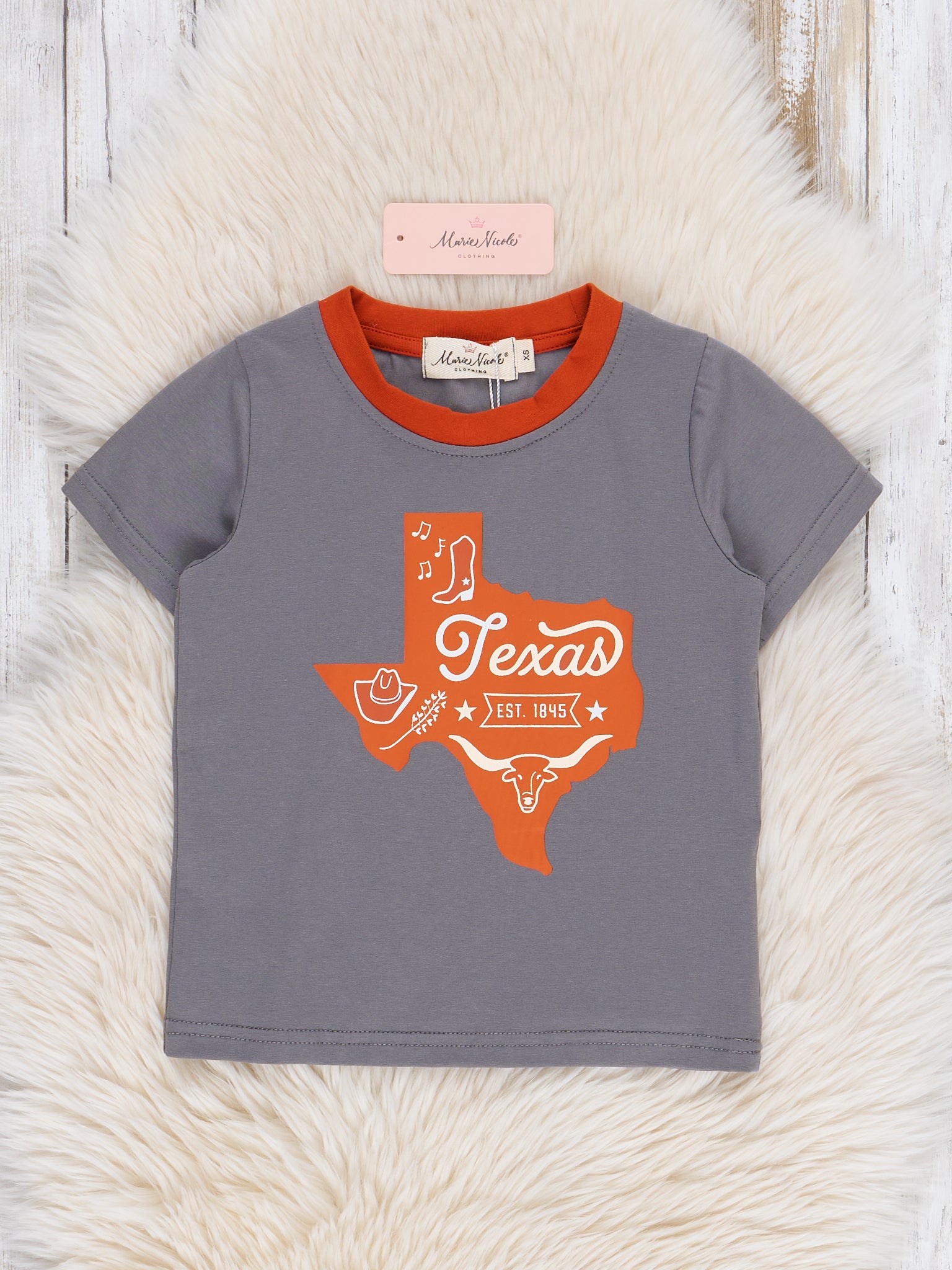 State of Texas Graphic Shirt - Marie Nicole Clothing