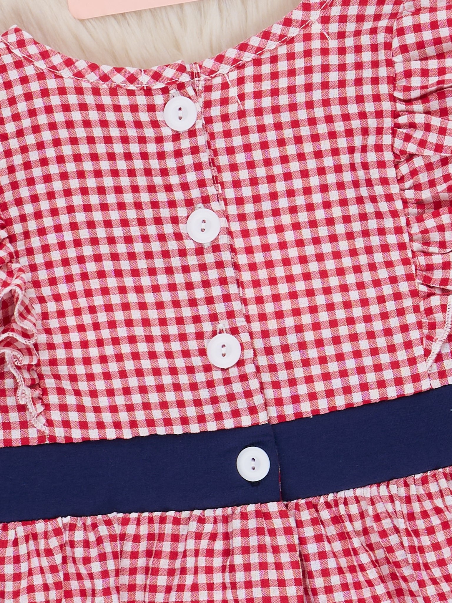 Mississippi Smocked Gingham Dress - Marie Nicole Clothing