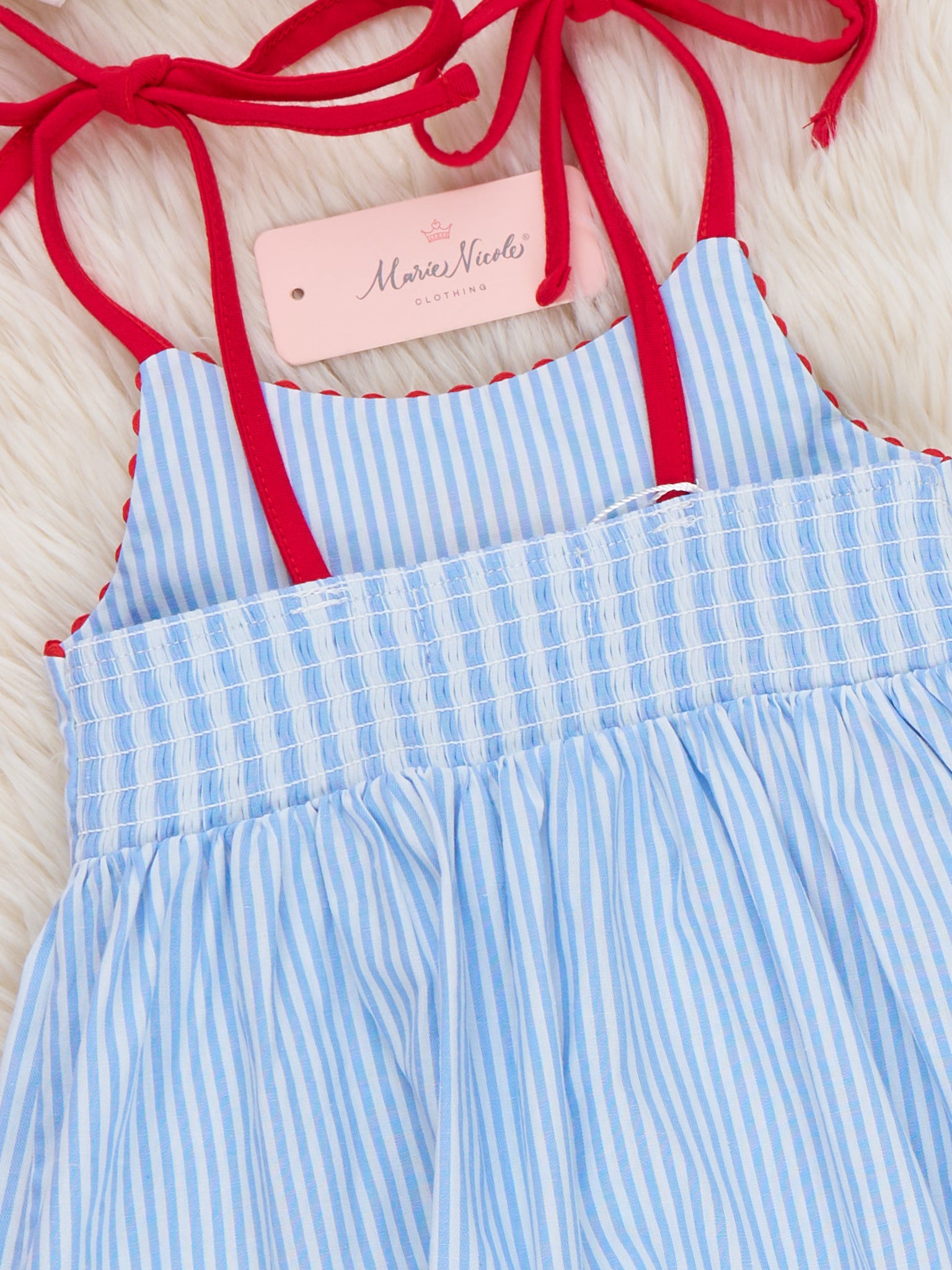 Baseball Dream Bow Embroidered Cotton Ruffle Outfit - Marie Nicole Clothing