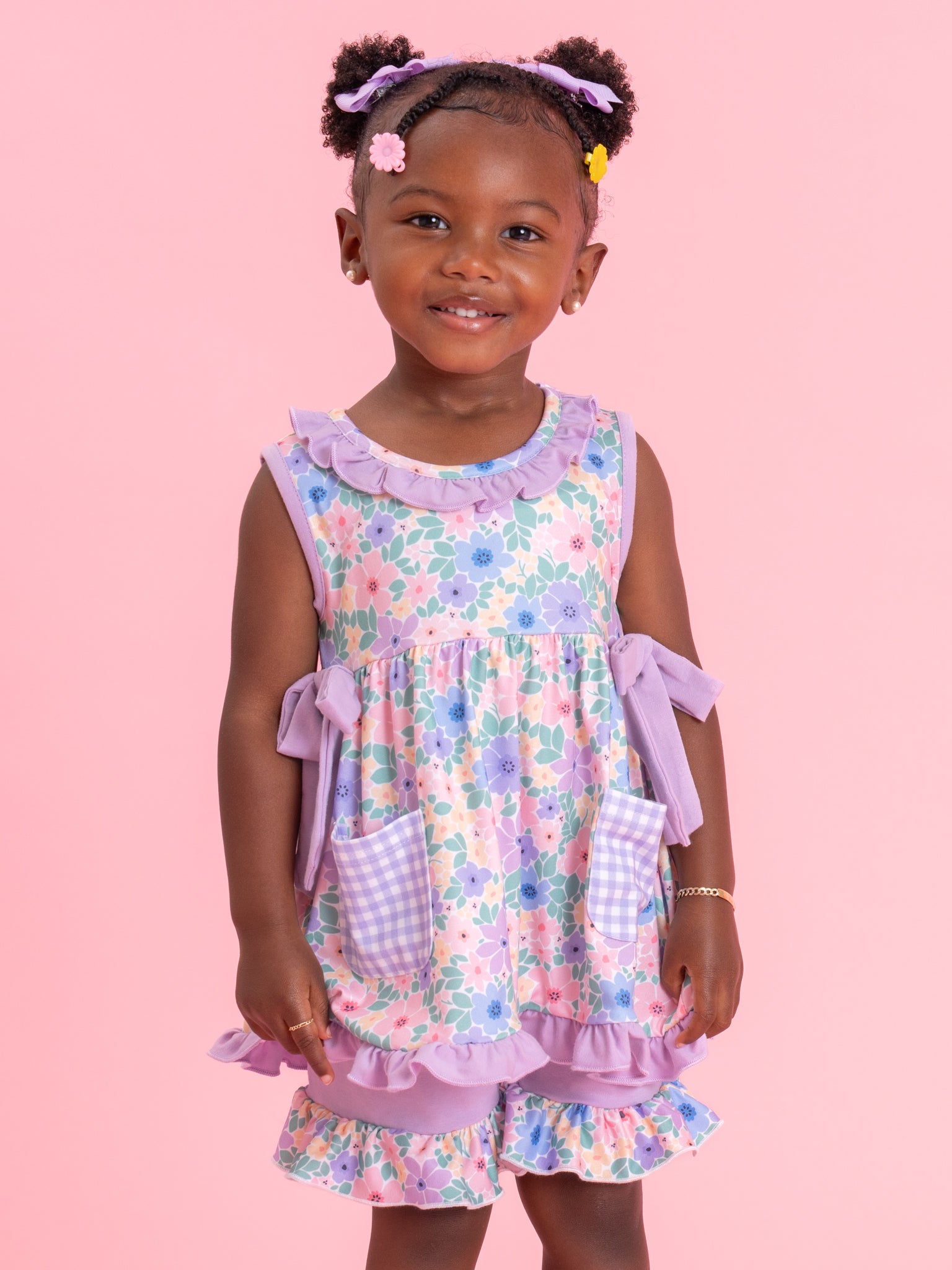 Blooming Breeze Ruffle Bow Outfit - Marie Nicole Clothing