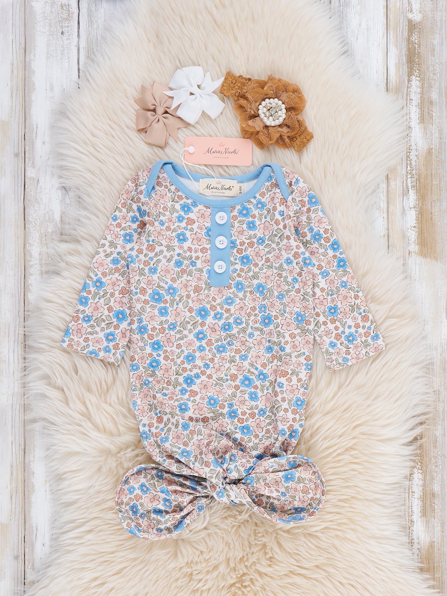 Blossom Floral Dream Gown - Marie Nicole Clothing