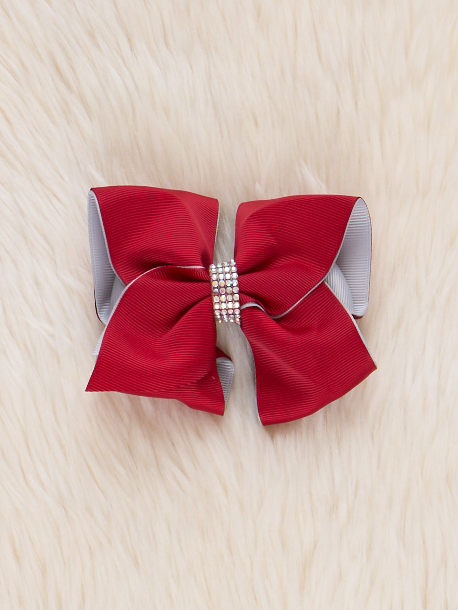 Rhinestone Collegiate Team Bow - 5 Inch - Marie Nicole Clothing