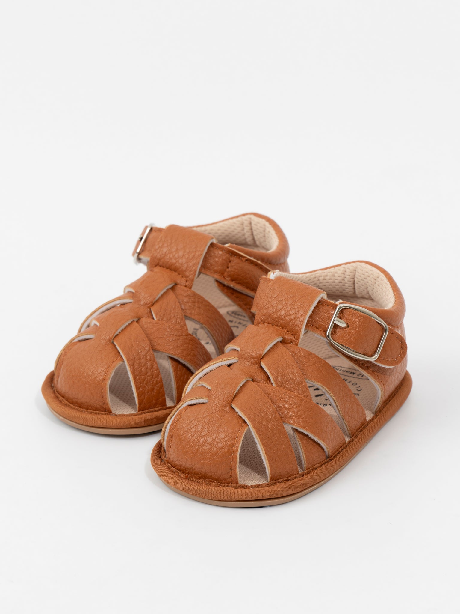 Brown Fisherman Baby Sandals - Marie Nicole Clothing