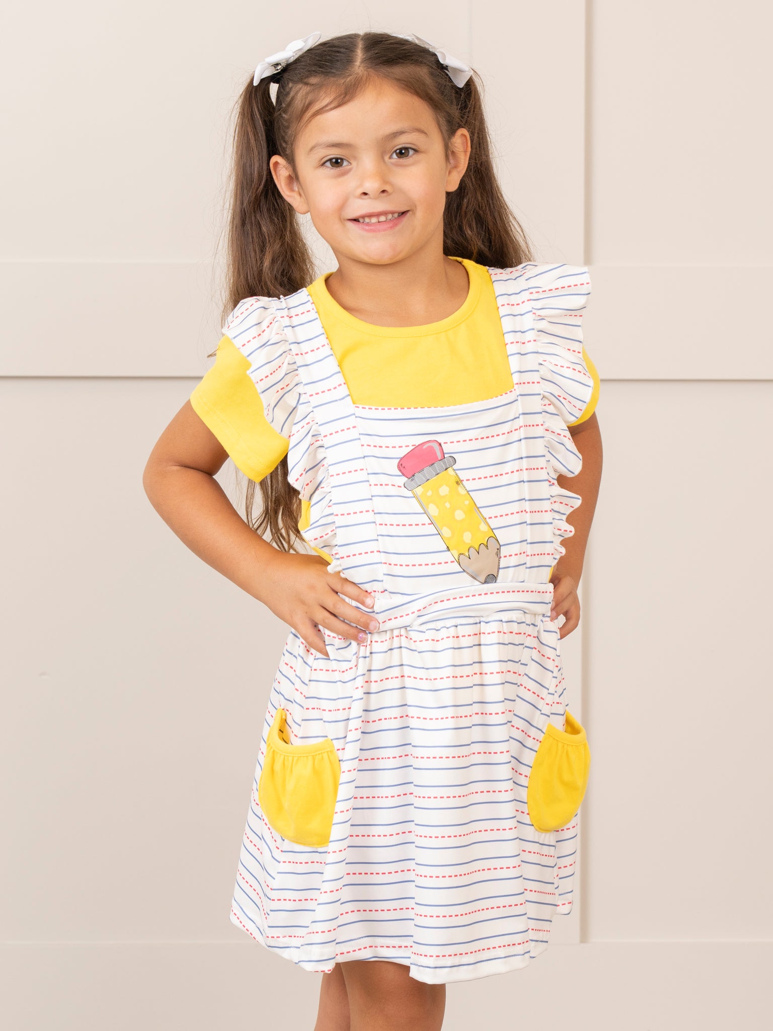 Pencil & Paper Ruffle Skirtall Set - Marie Nicole Clothing