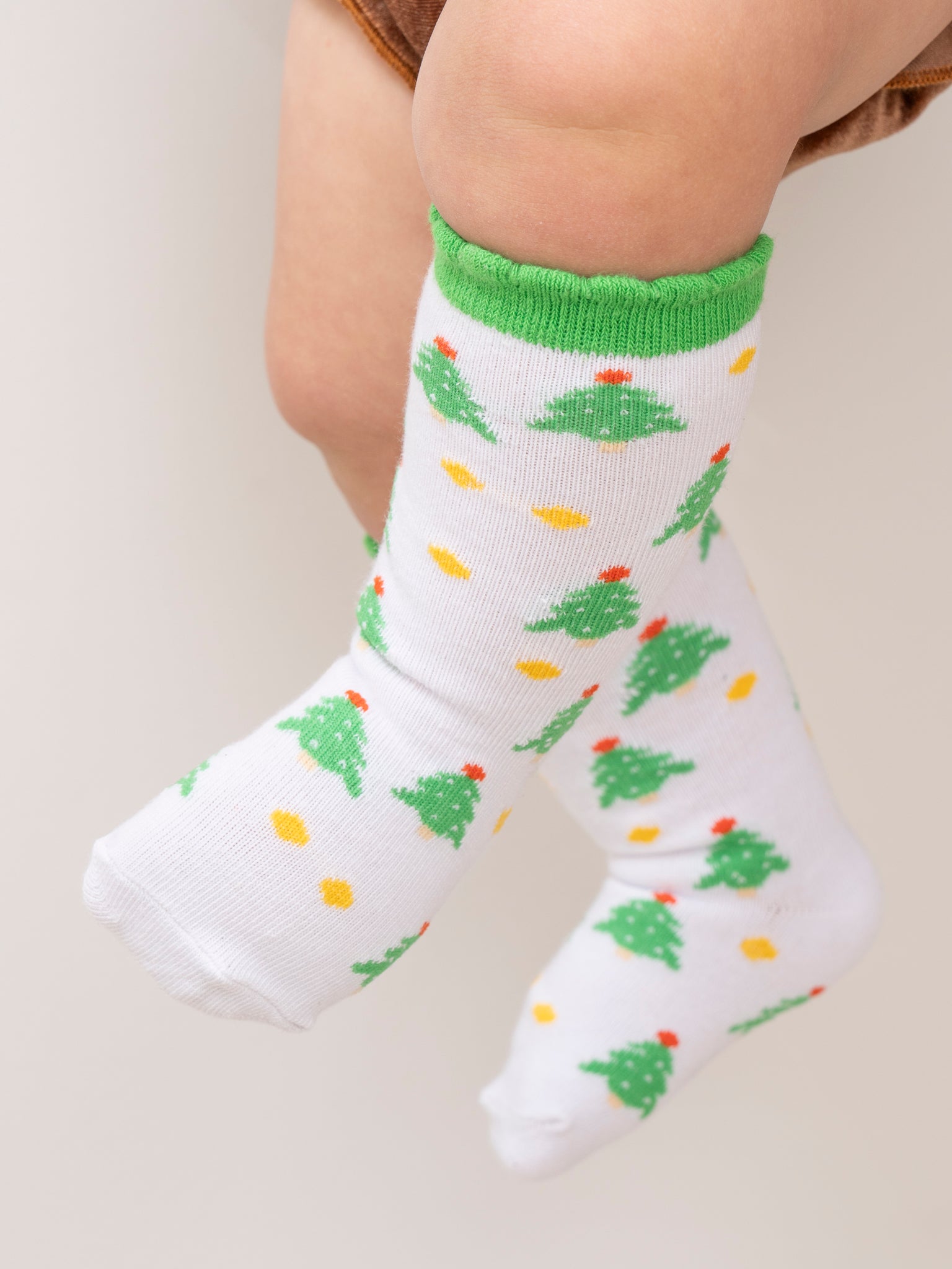 Christmas Scallop Hem Knee Socks - 3 Pack - Marie Nicole Clothing