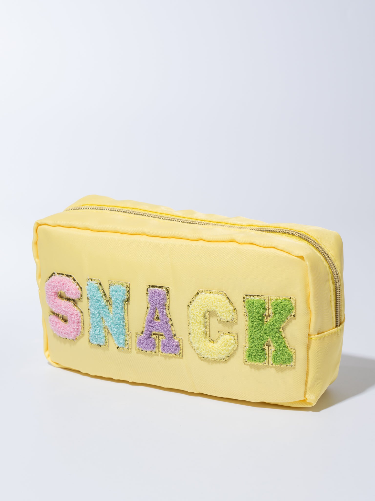 Patch Zippered Pouch - Marie Nicole Clothing