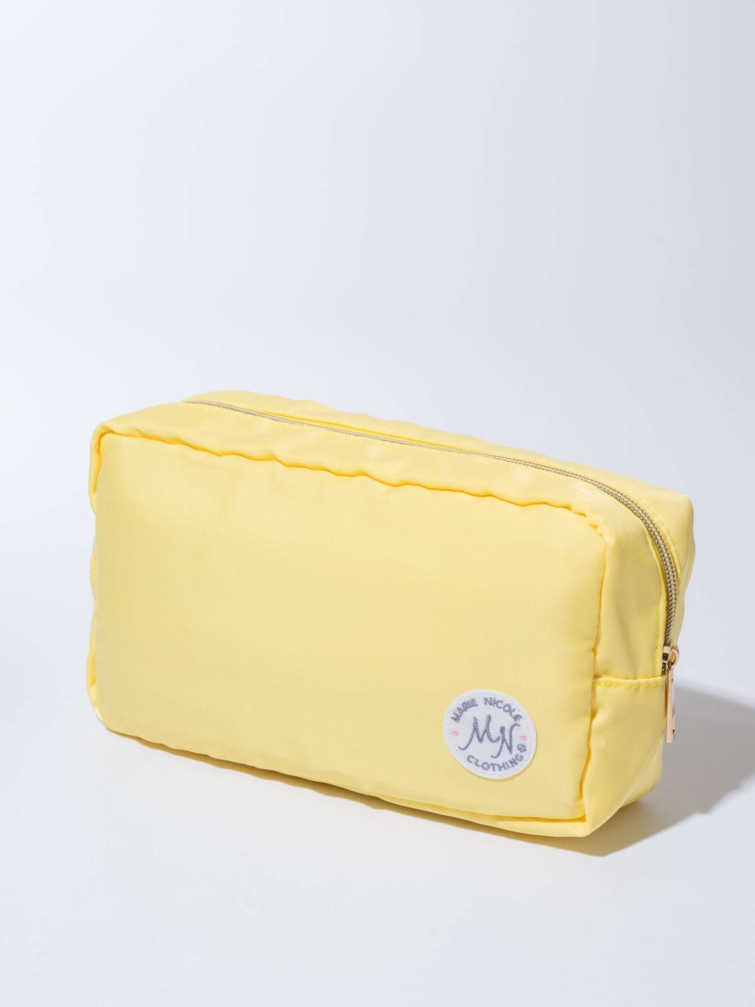 Patch Zippered Pouch - Marie Nicole Clothing