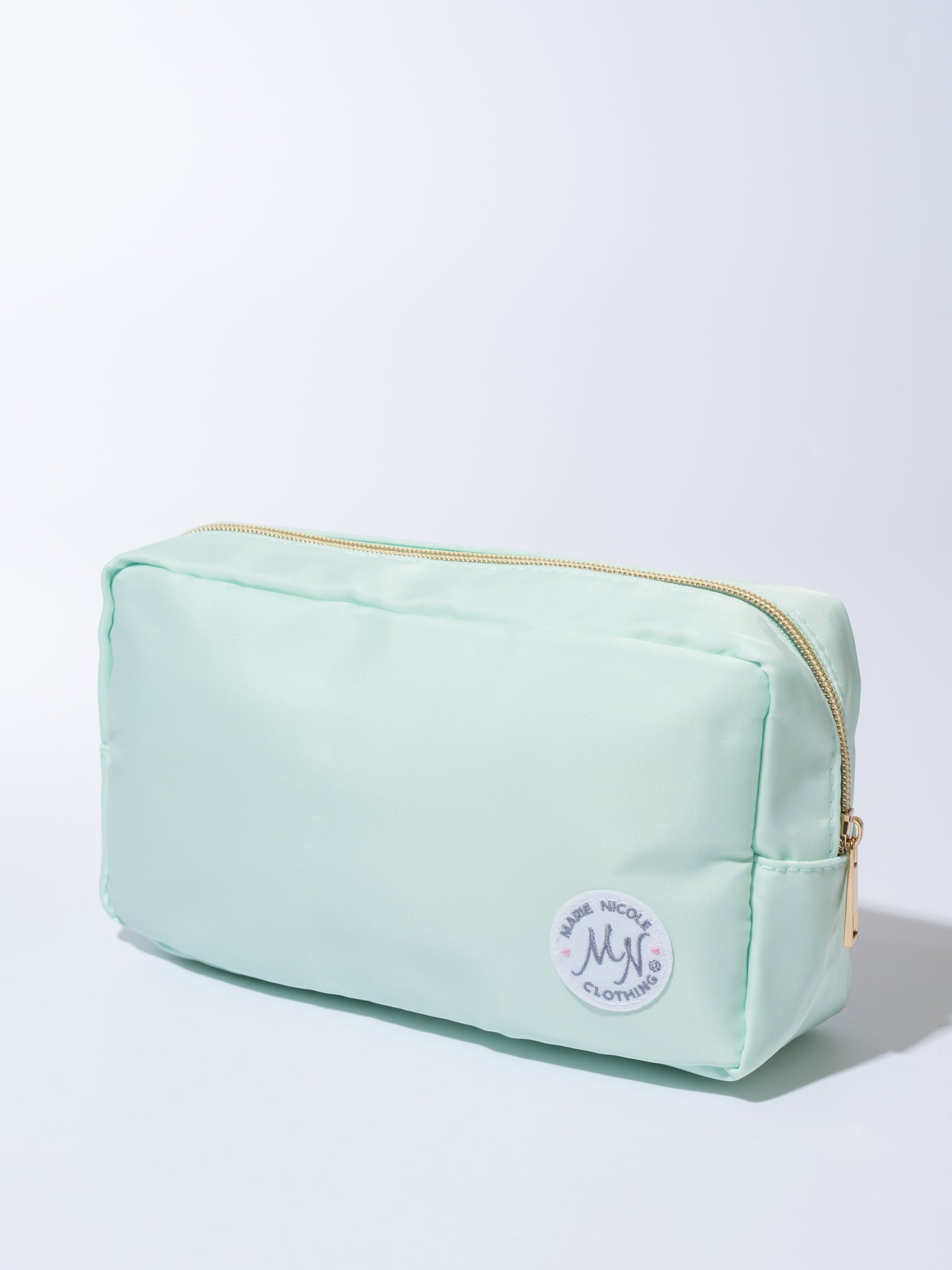 Patch Zippered Pouch - Marie Nicole Clothing