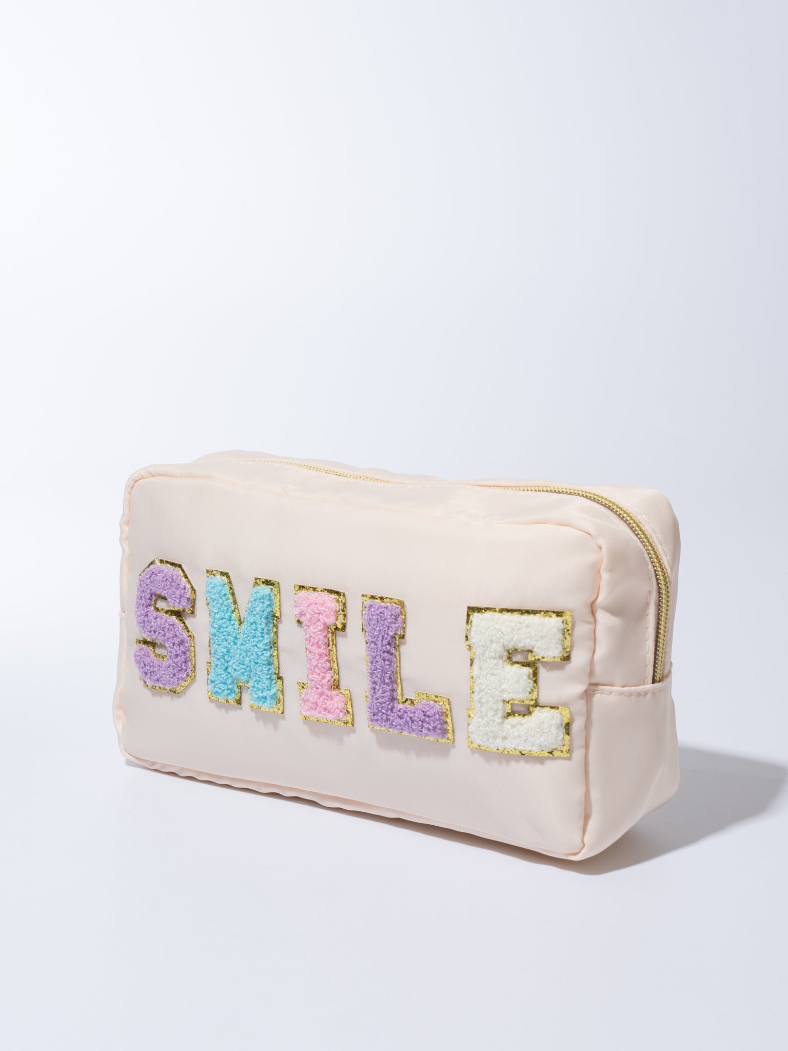Patch Zippered Pouch - Marie Nicole Clothing