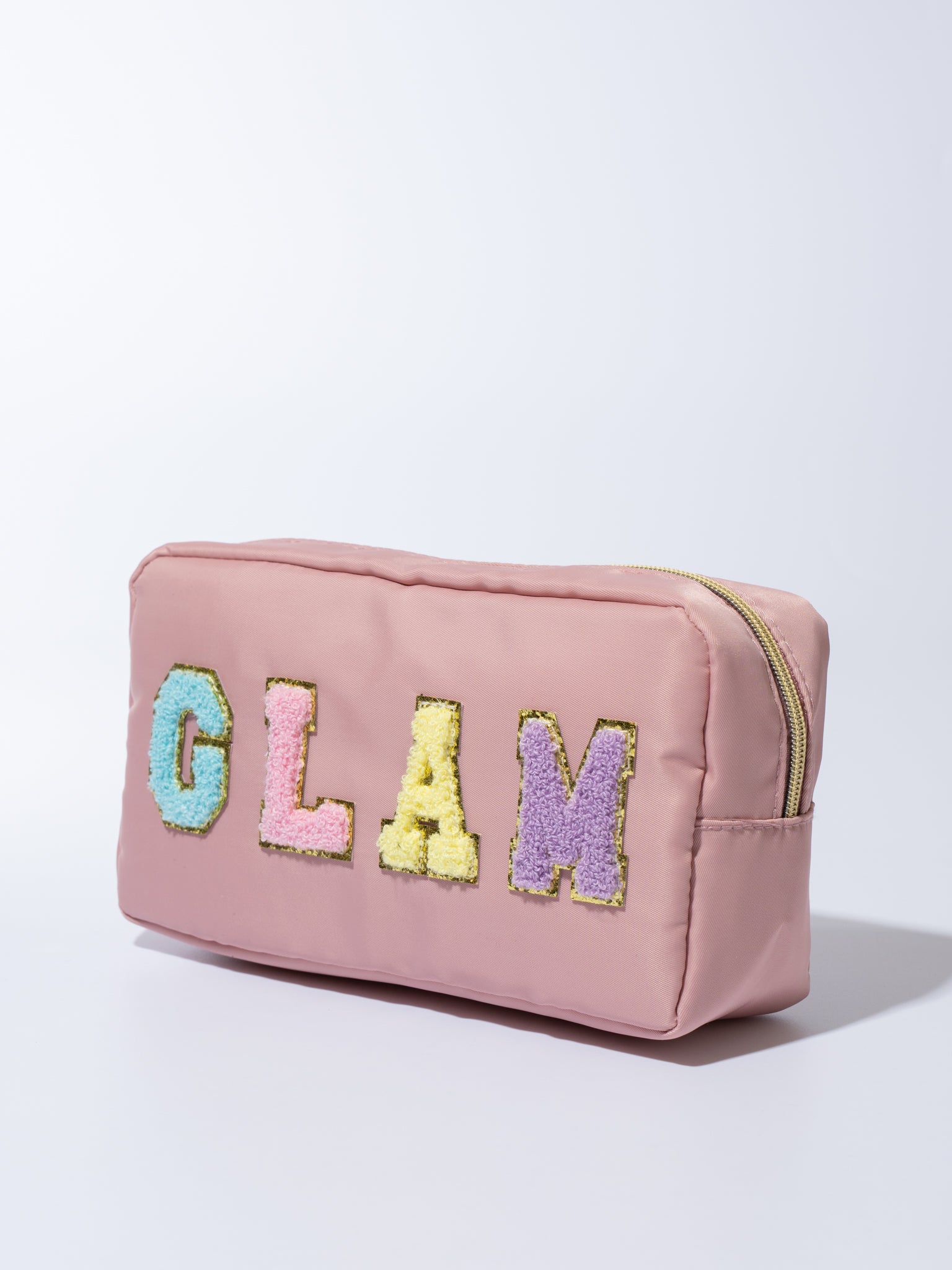 Patch Zippered Pouch - Marie Nicole Clothing