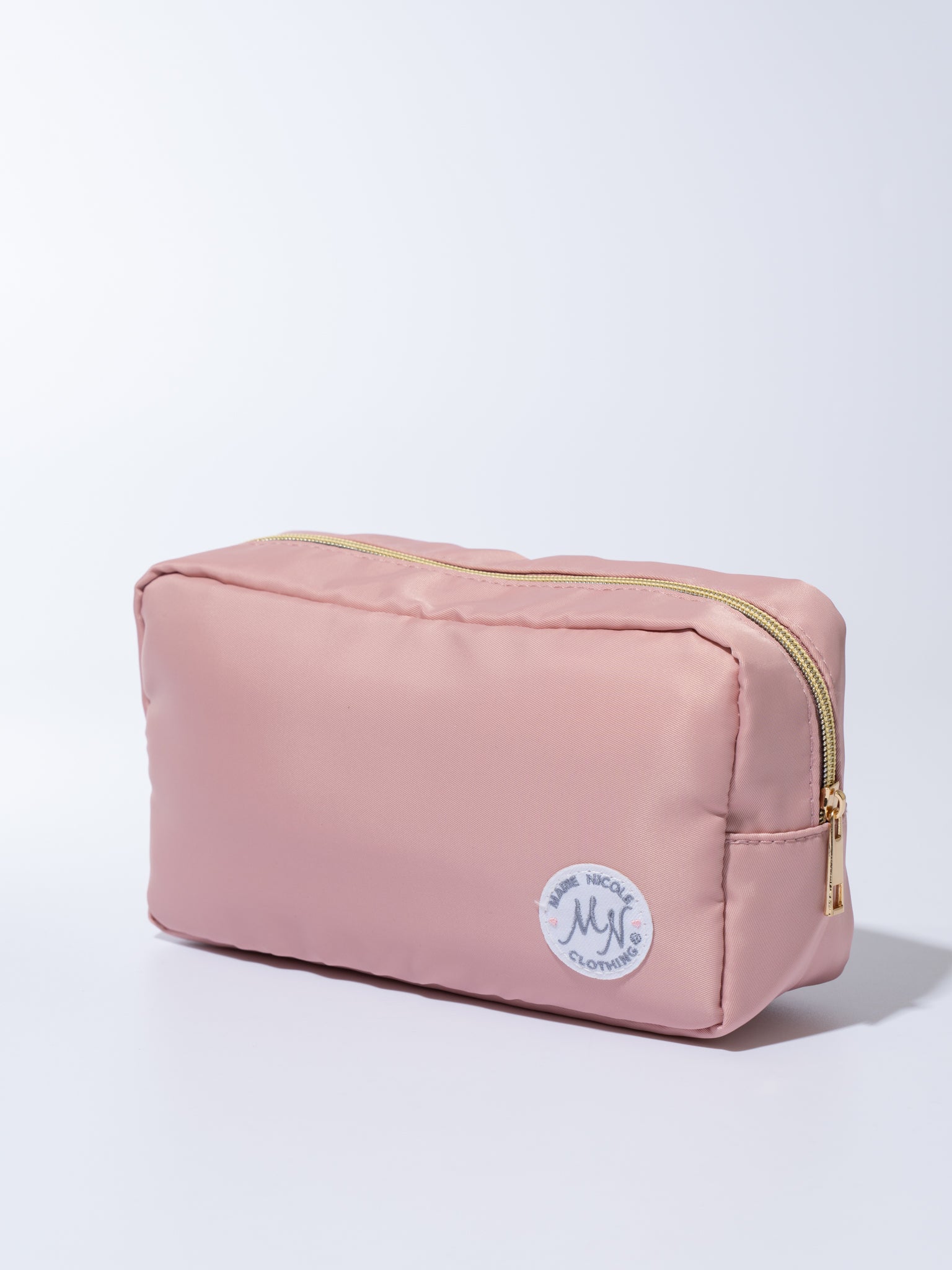 Patch Zippered Pouch - Marie Nicole Clothing