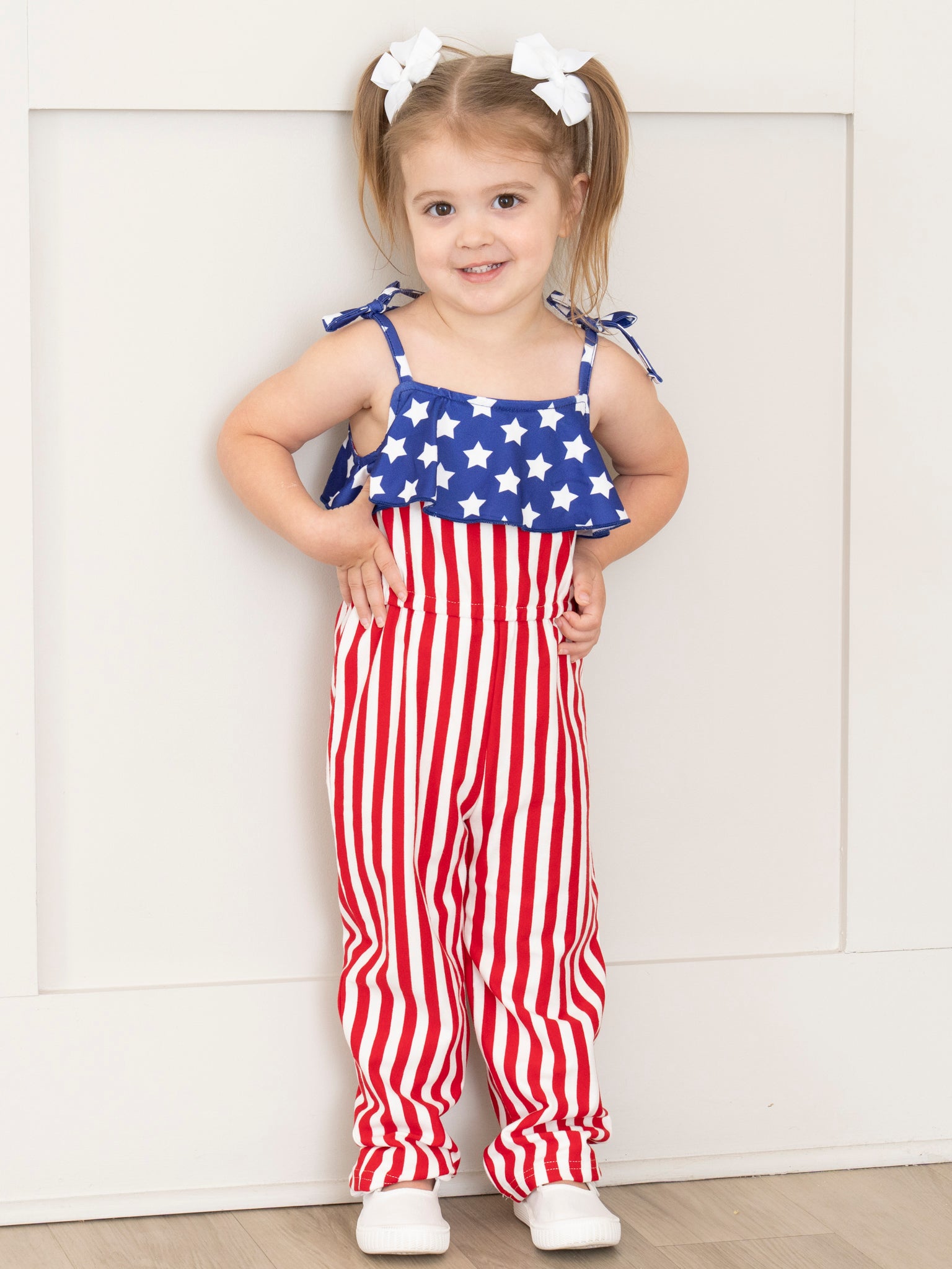 American Stars & Stripes Jumpsuit - Marie Nicole Clothing