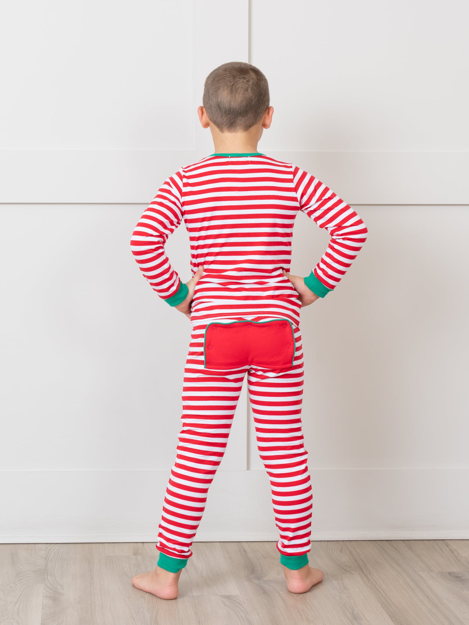 Gingerbread Dreams Striped Christmas Pajamas - Boys & Girls - Marie Nicole Clothing