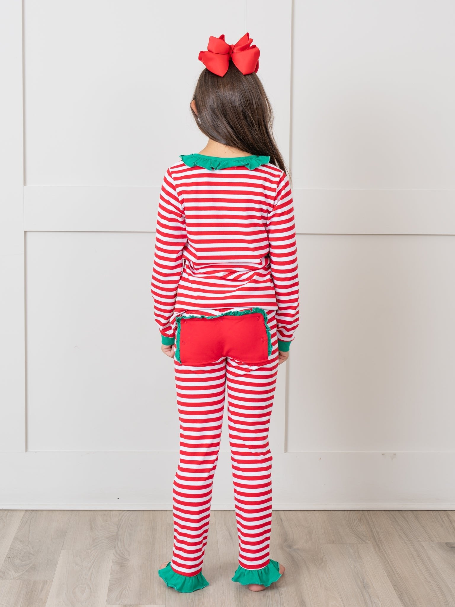 Gingerbread Dreams Striped Christmas Pajamas - Boys & Girls - Marie Nicole Clothing