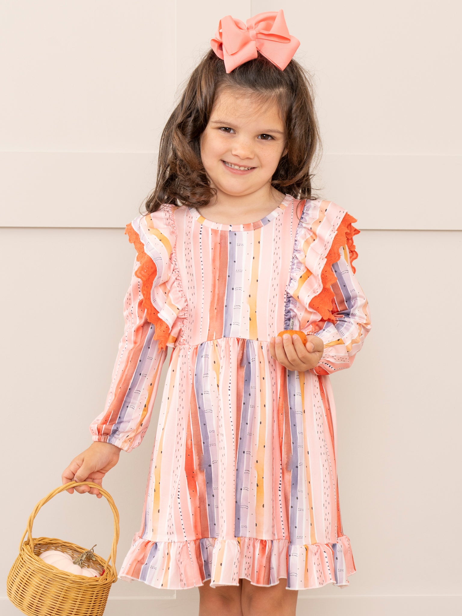 The Best Stripes Ruffle Dress - Marie Nicole Clothing