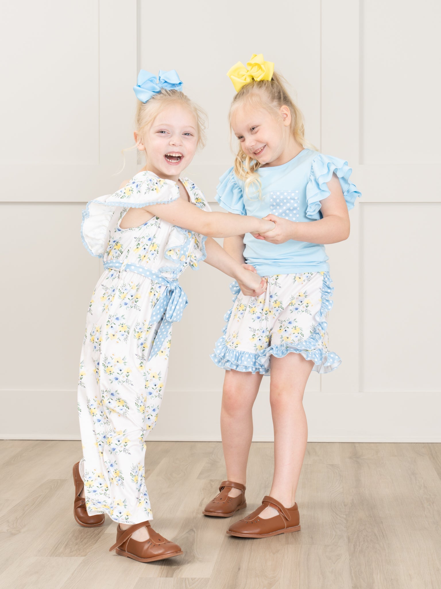 Daffodil Ruffle Jumpsuit - Marie Nicole Clothing