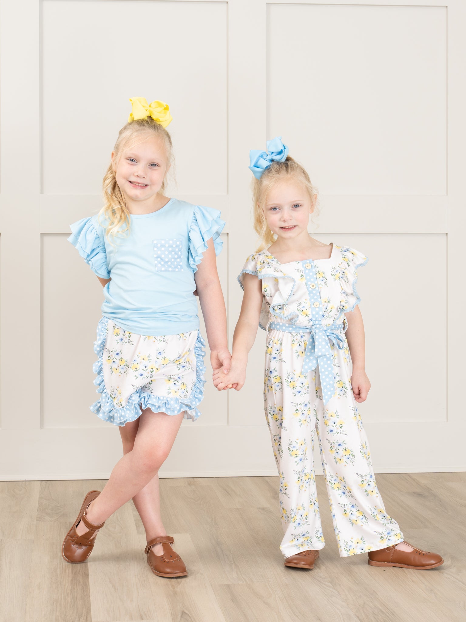 Daffodil Ruffle Jumpsuit - Marie Nicole Clothing