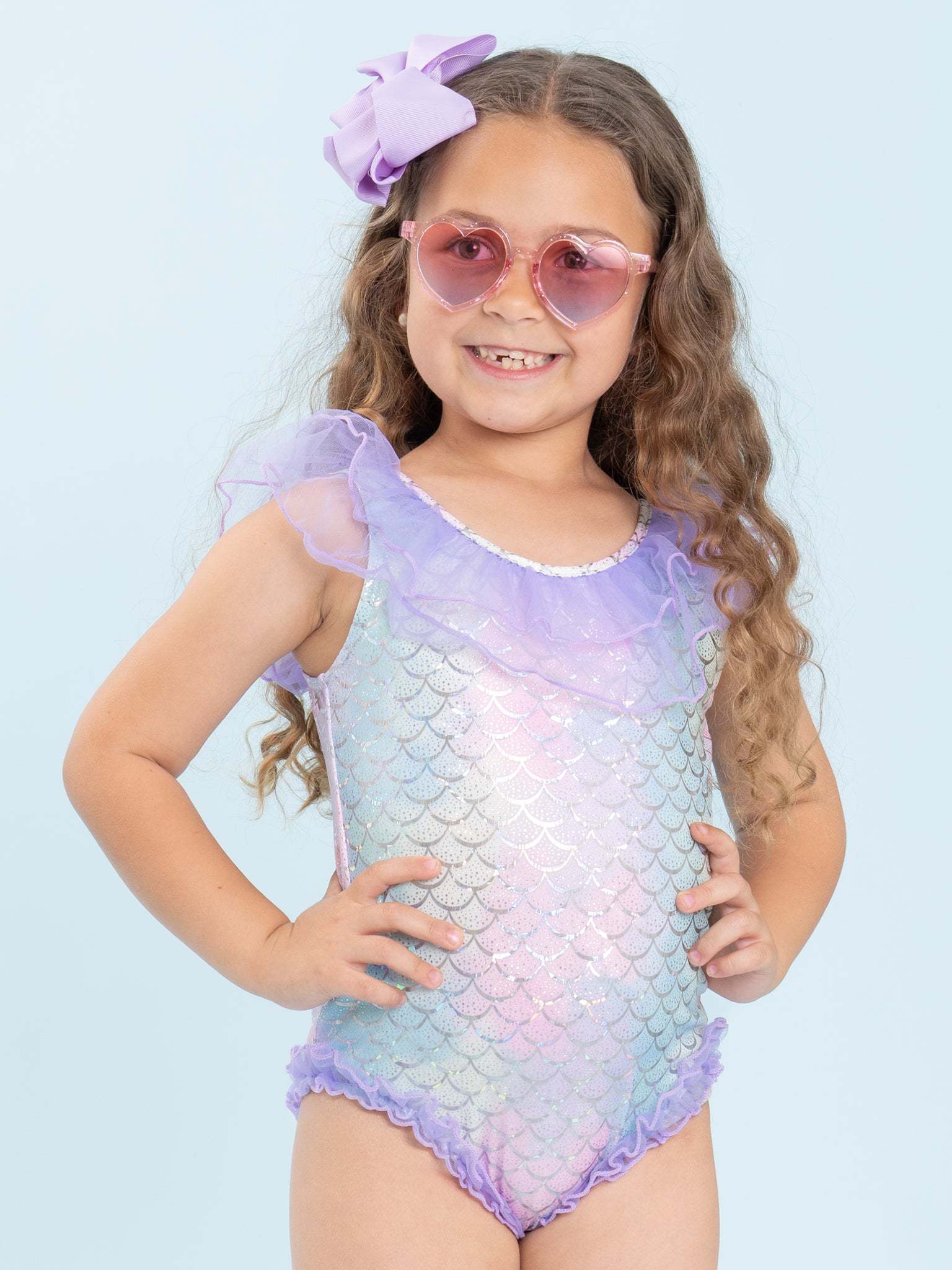 Mermaid Scales Tulle Swimsuit - Marie Nicole Clothing