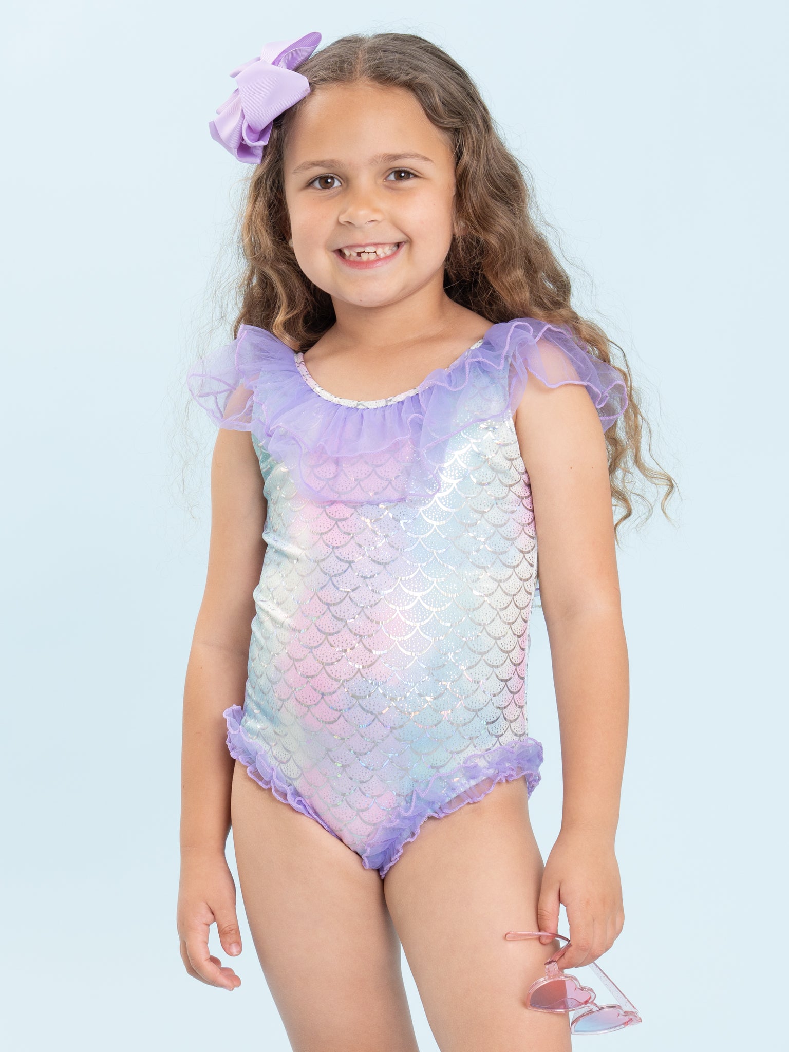 Mermaid Scales Tulle Swimsuit - Marie Nicole Clothing