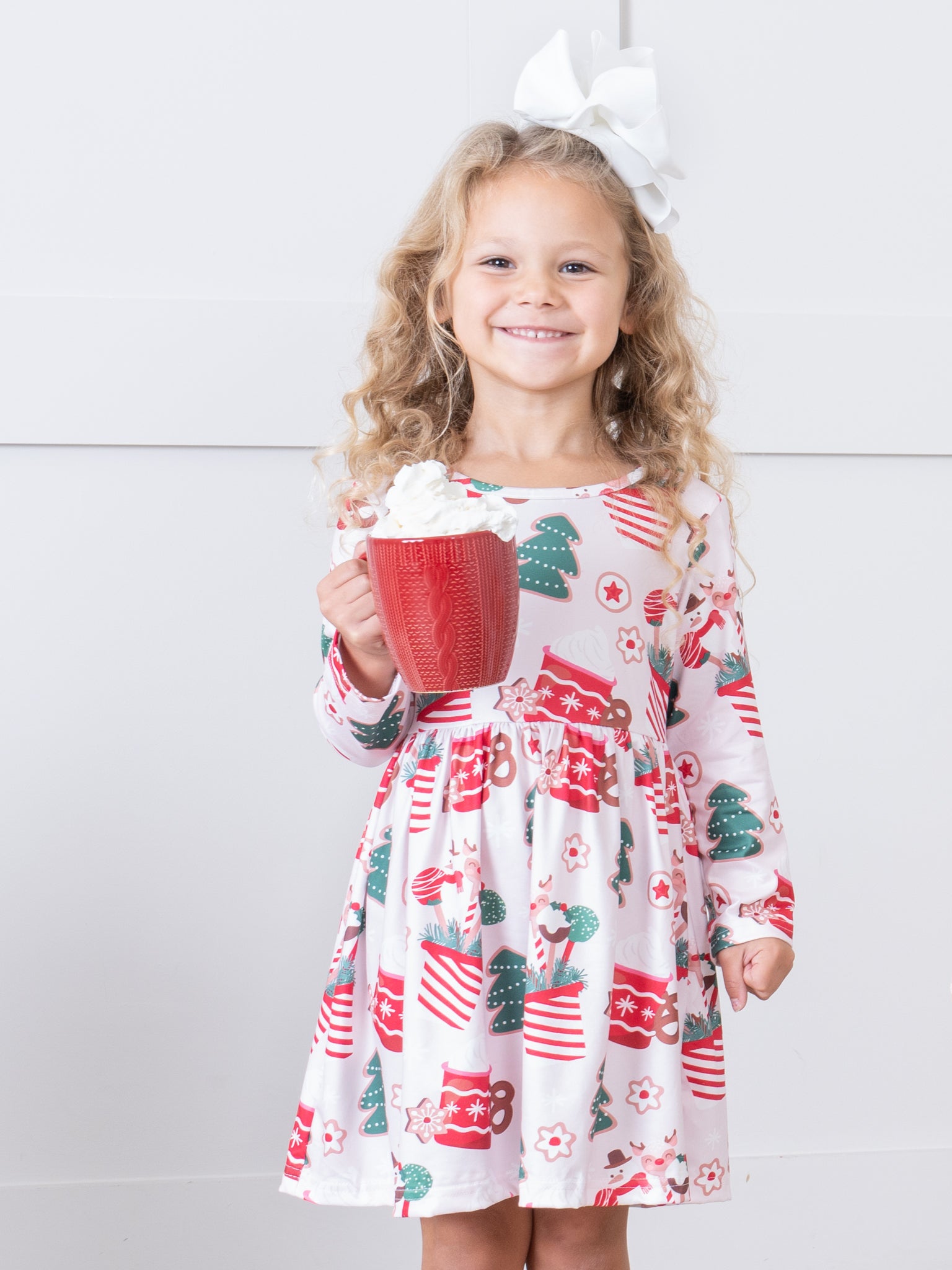 Sweet Holiday Treats Swing Dress - Marie Nicole Clothing