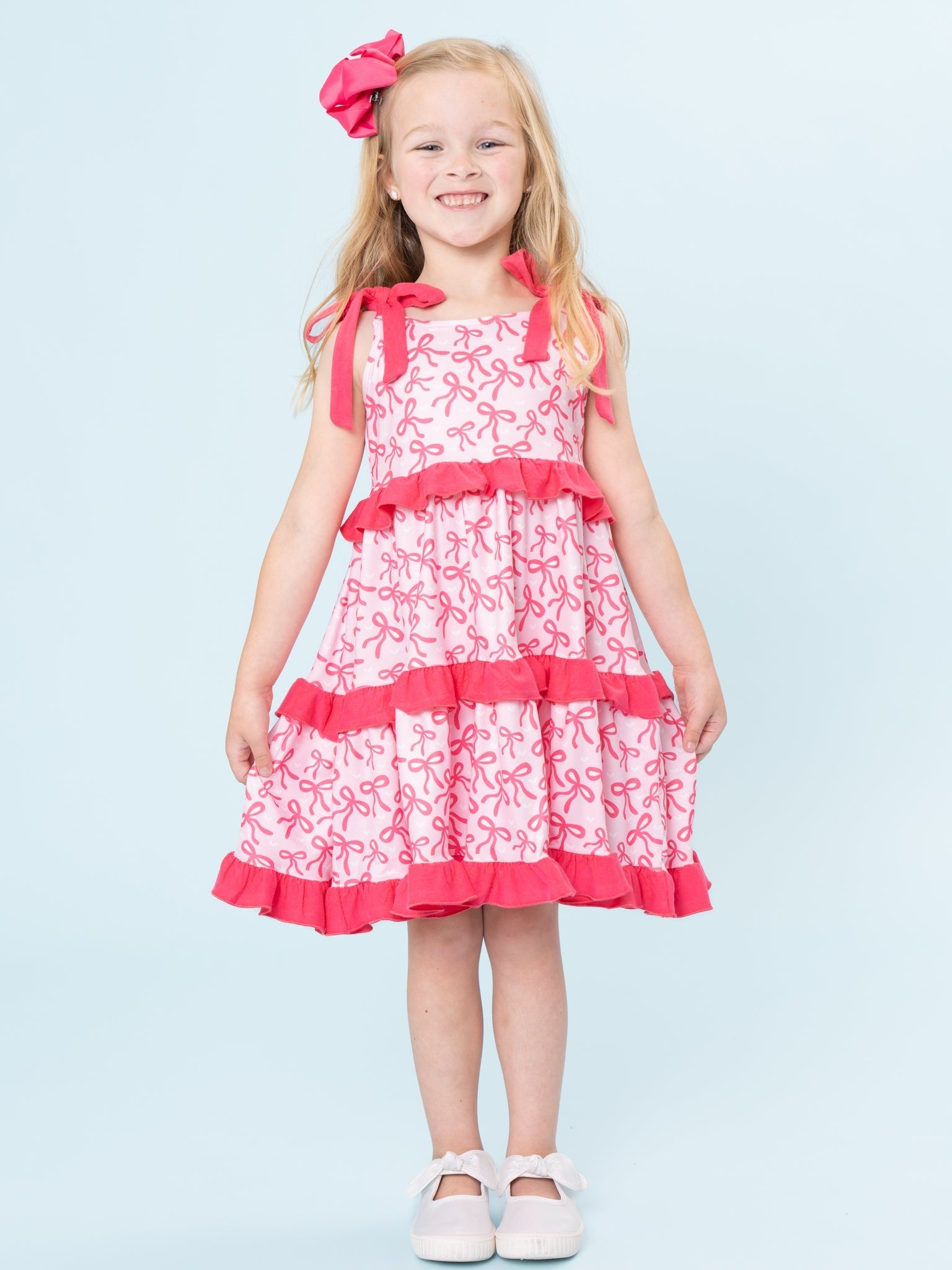 Bow - tiful Twirl Dress - Marie Nicole Clothing
