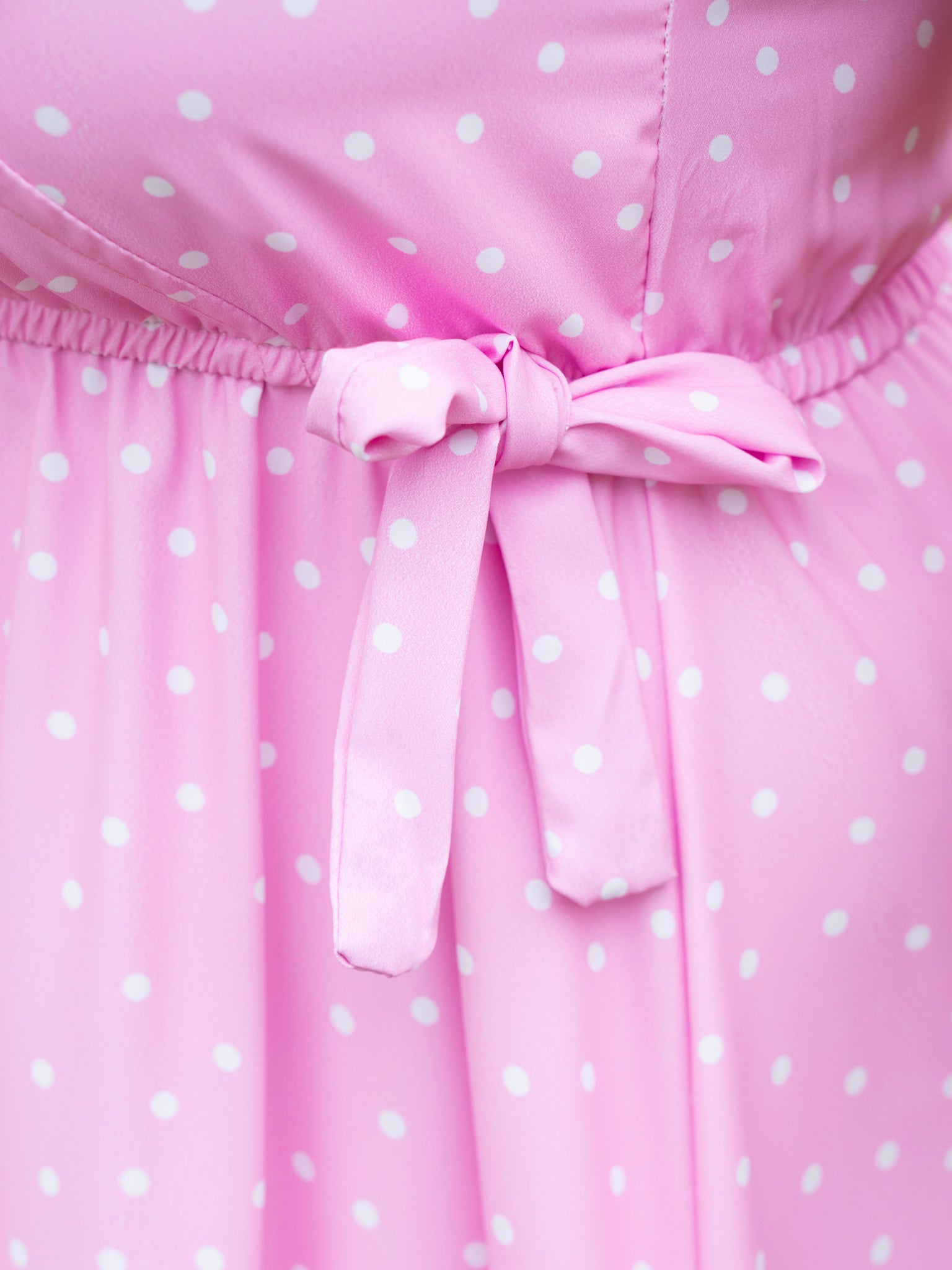 Mom & Me Pink Polka Dot Dress - Marie Nicole Clothing