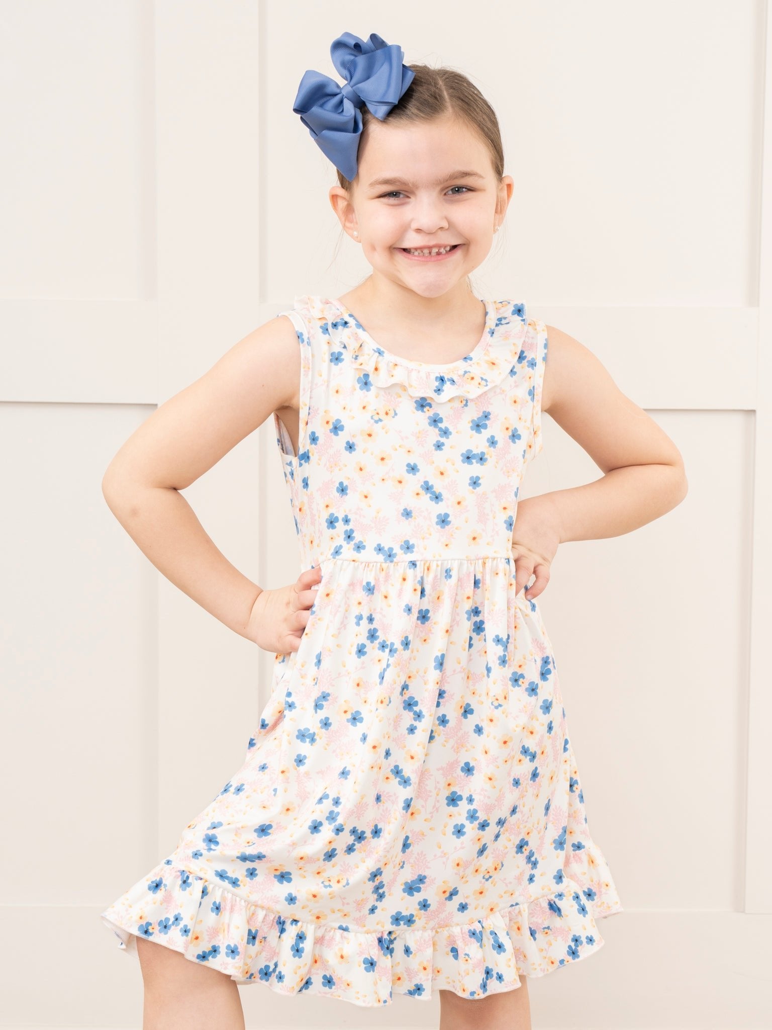 Summer Ruffle Dress - Marie Nicole Clothing