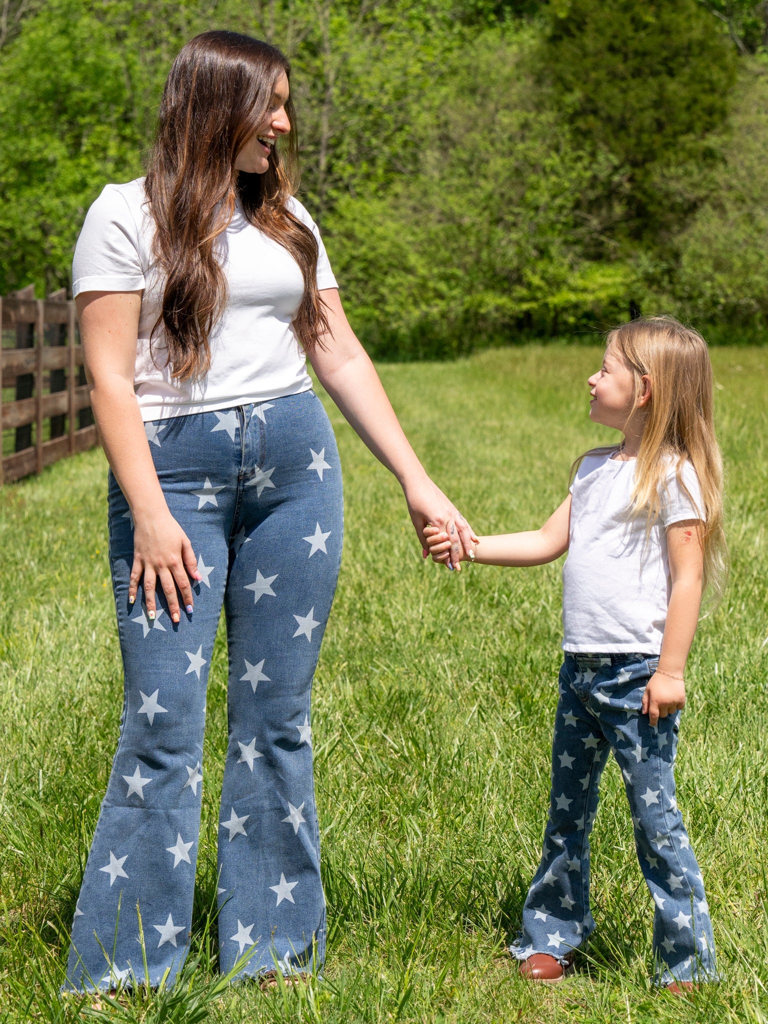 Mom & Me Starry Flare Denim - Marie Nicole Clothing