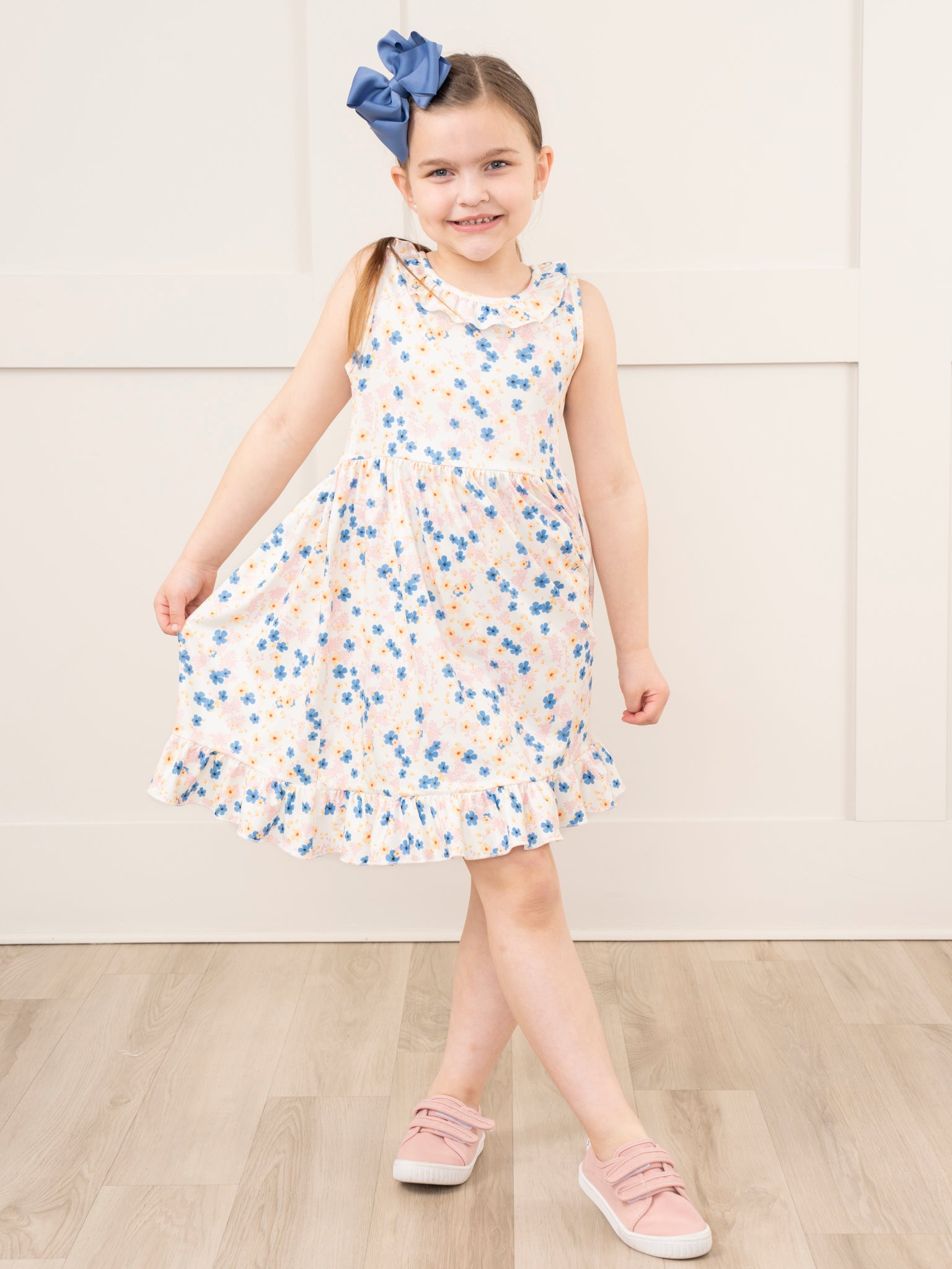 Summer Ruffle Dress - Marie Nicole Clothing