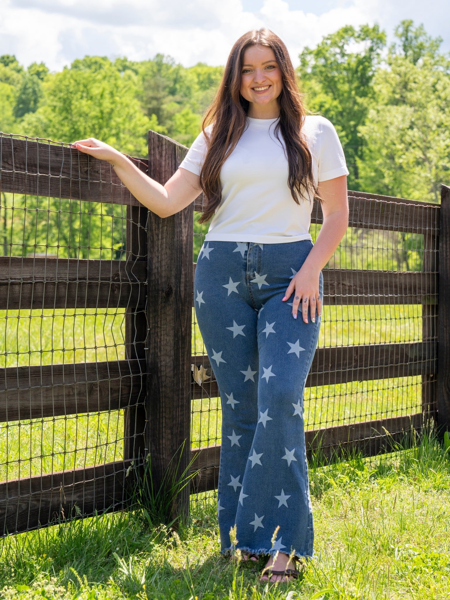 Mom & Me Starry Flare Denim - Marie Nicole Clothing