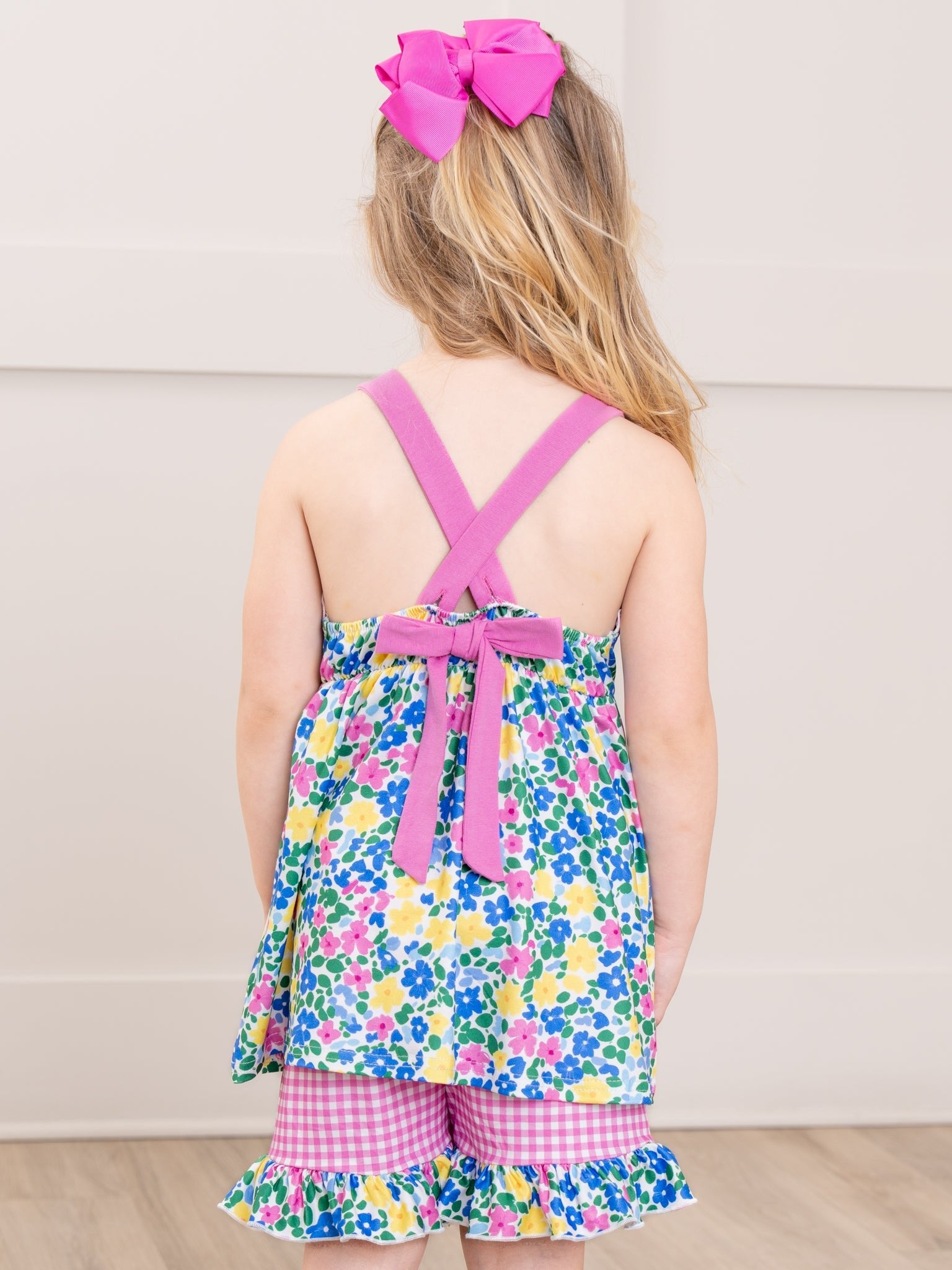 Blooming Garden Floral Ruffle Outfit - Marie Nicole Clothing