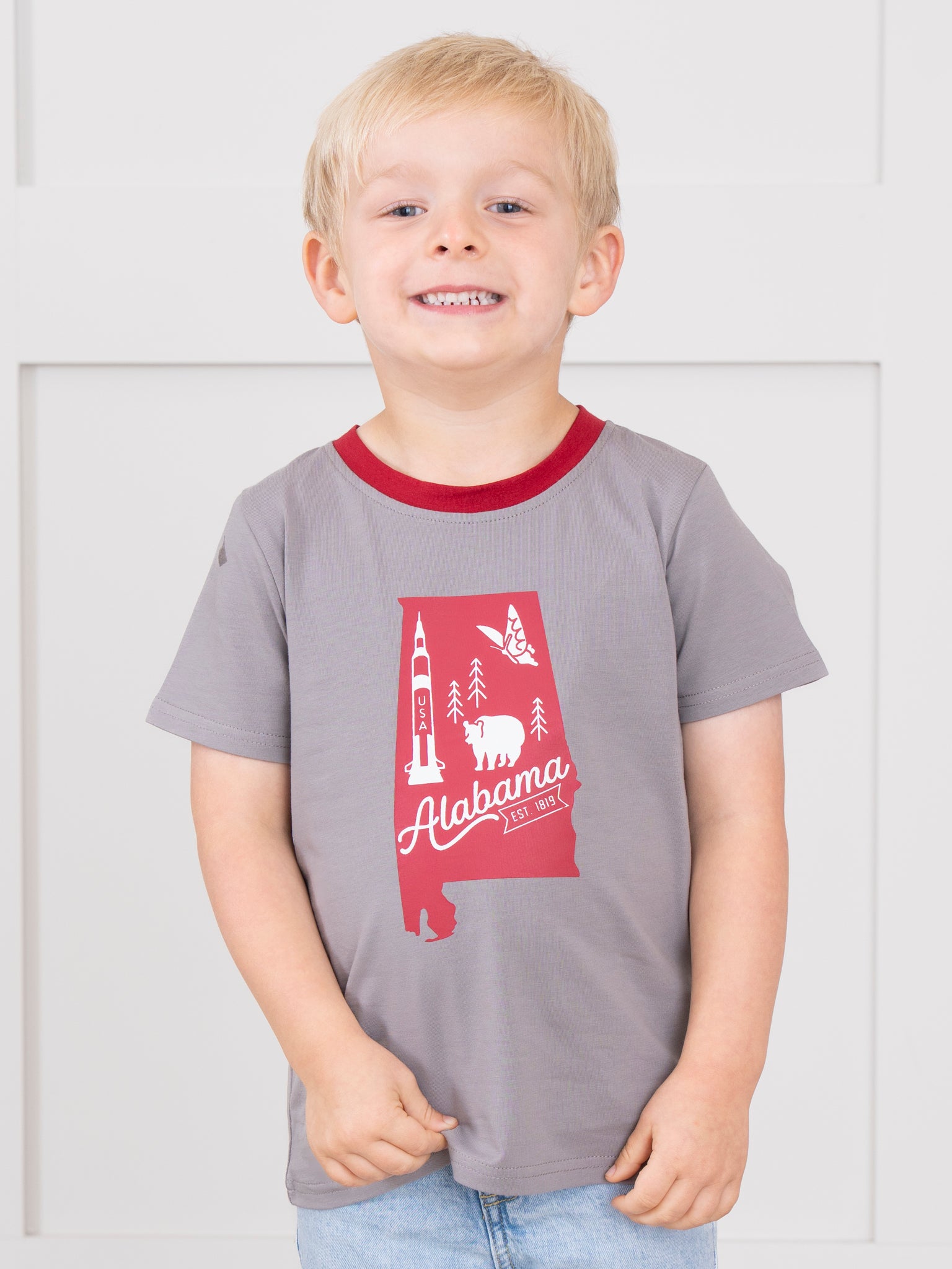 State of Alabama Graphic Shirt - Marie Nicole Clothing
