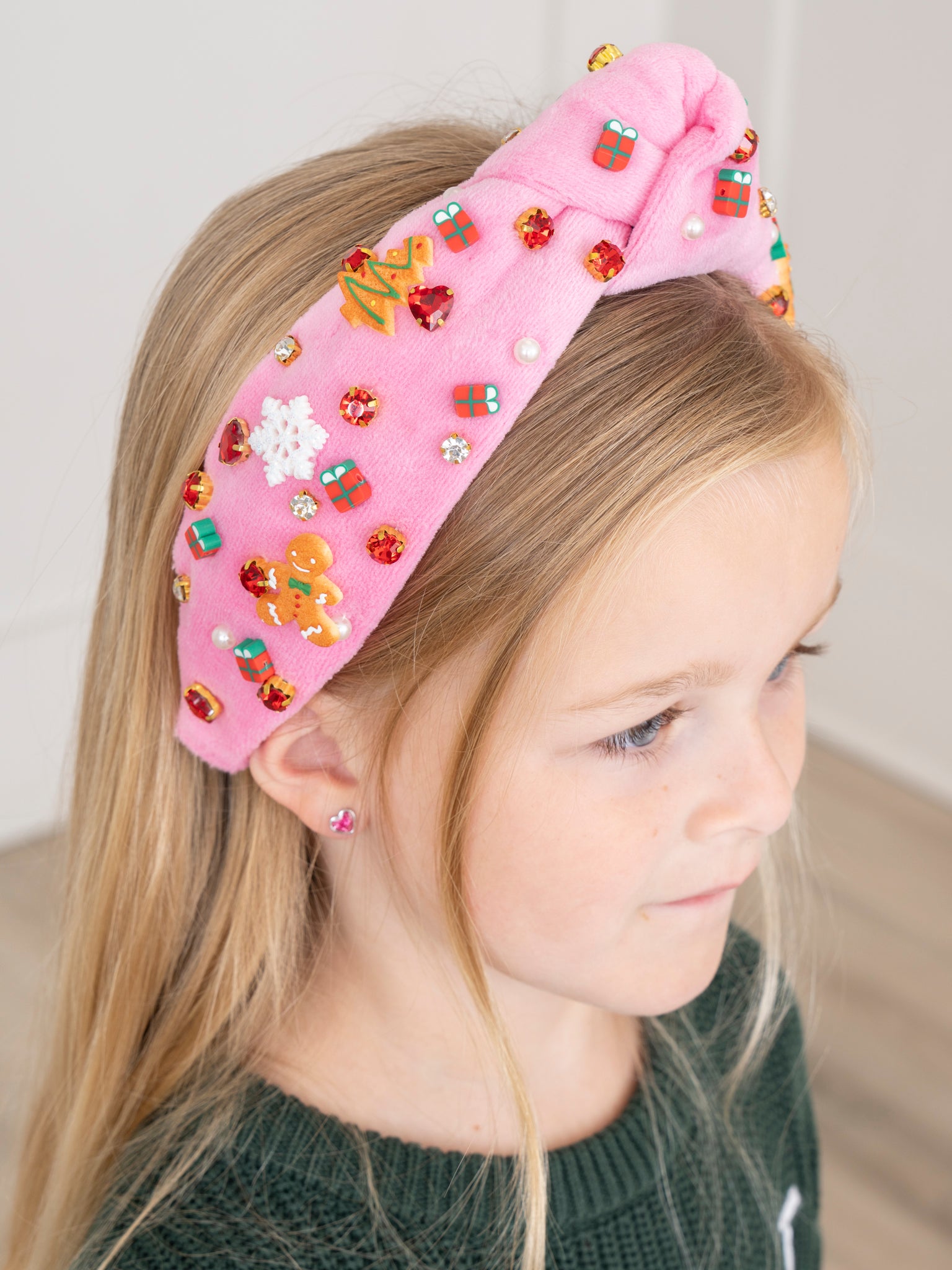 Lovely Holiday Wishes Charm Headband - Marie Nicole Clothing