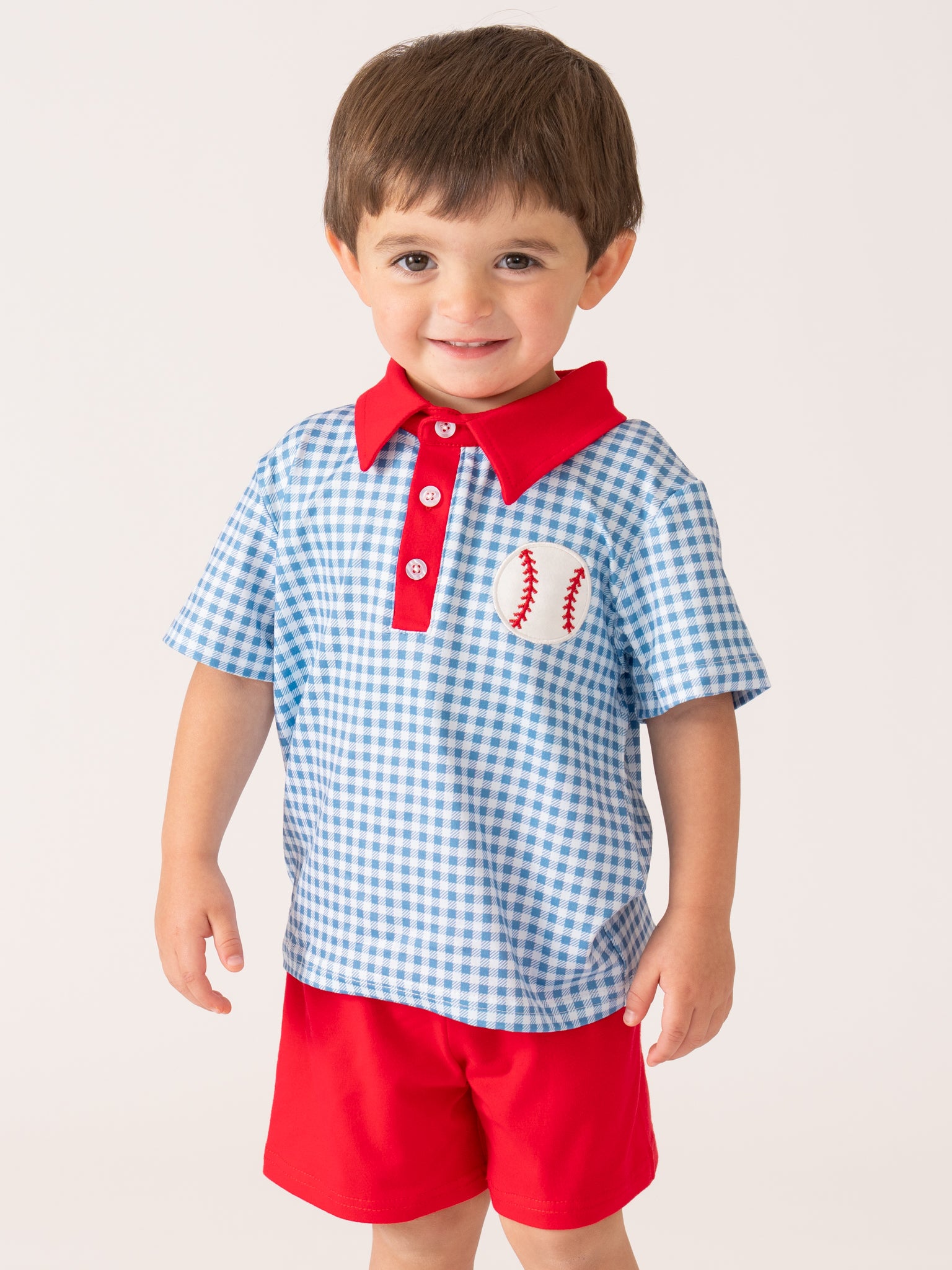 Field of Fun Baseball Embroidered Outfit - Marie Nicole Clothing