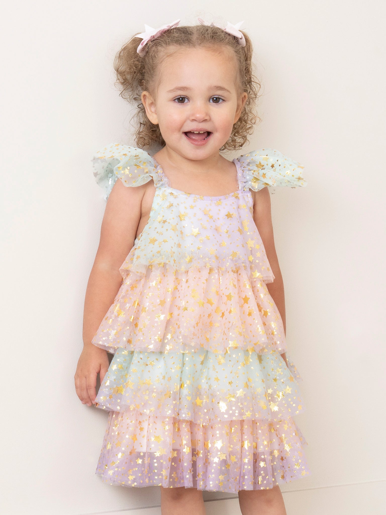Fairy Sparkles Tiered Tulle Dress - Marie Nicole Clothing