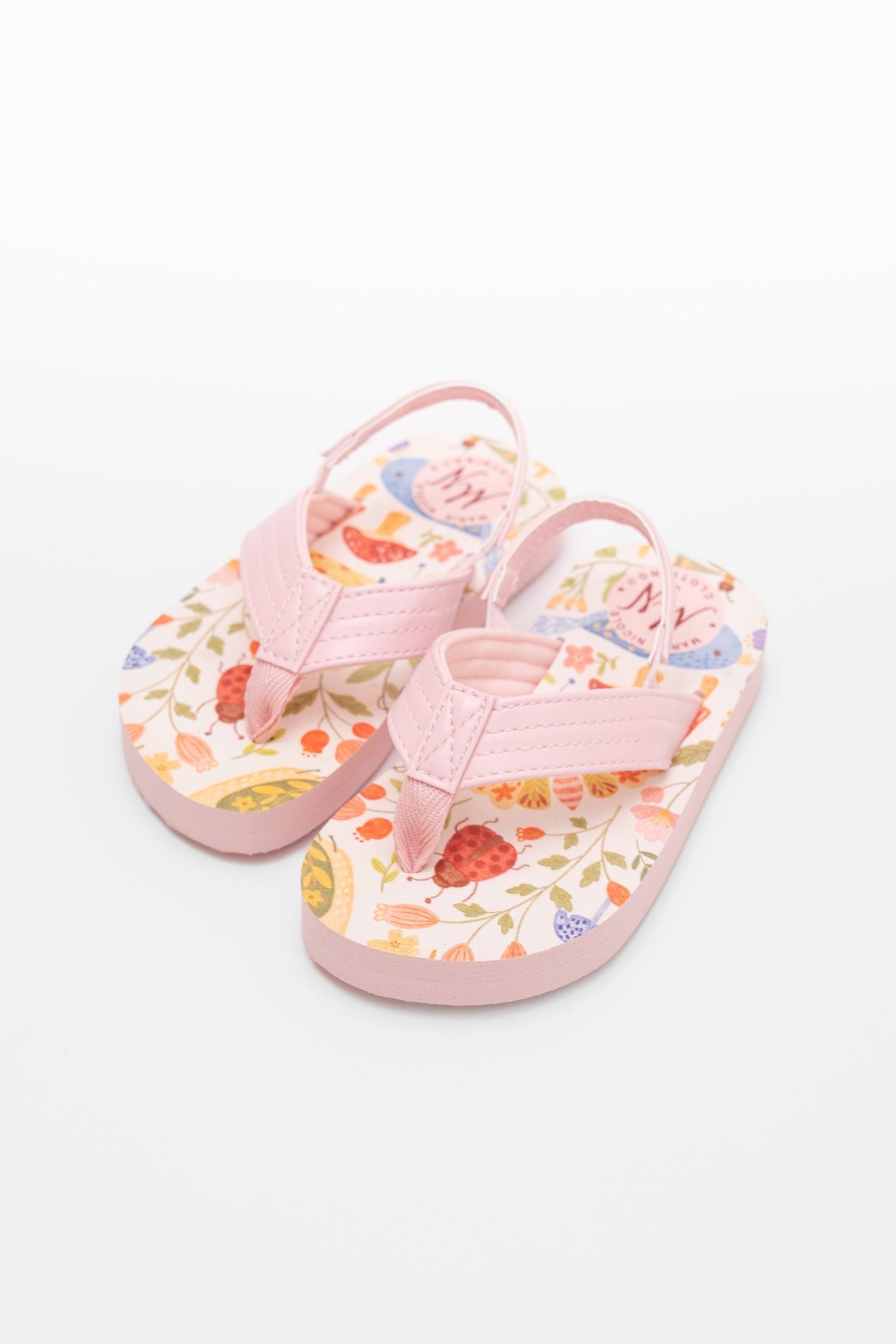 Tennessee Garden Flip Flops with Backstrap - Marie Nicole Clothing