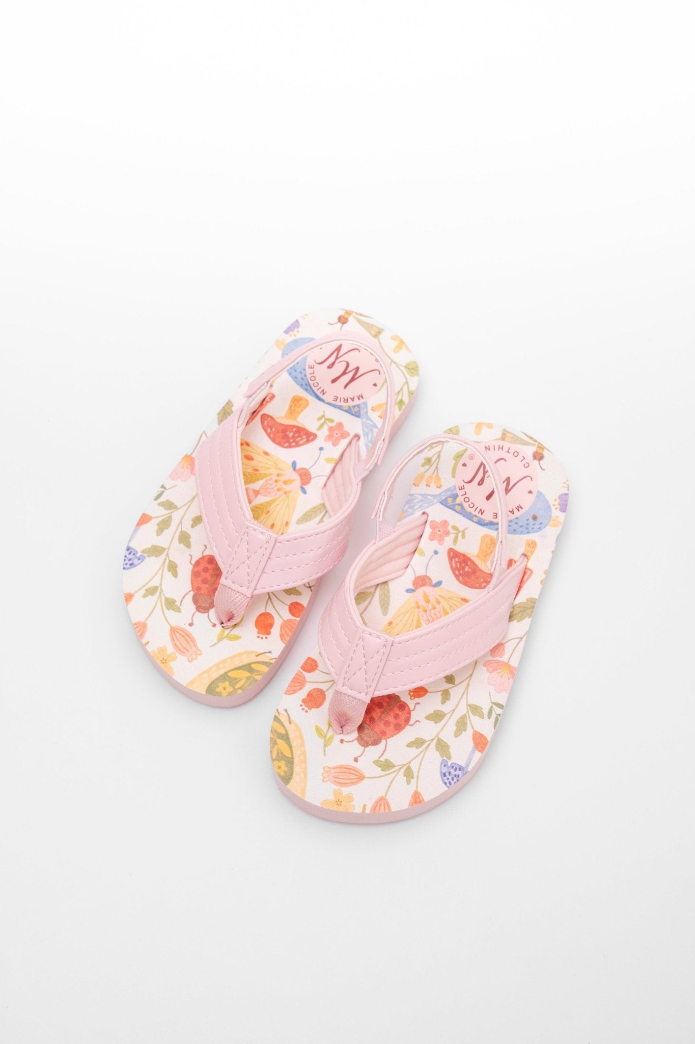 Tennessee Garden Flip Flops with Backstrap - Marie Nicole Clothing